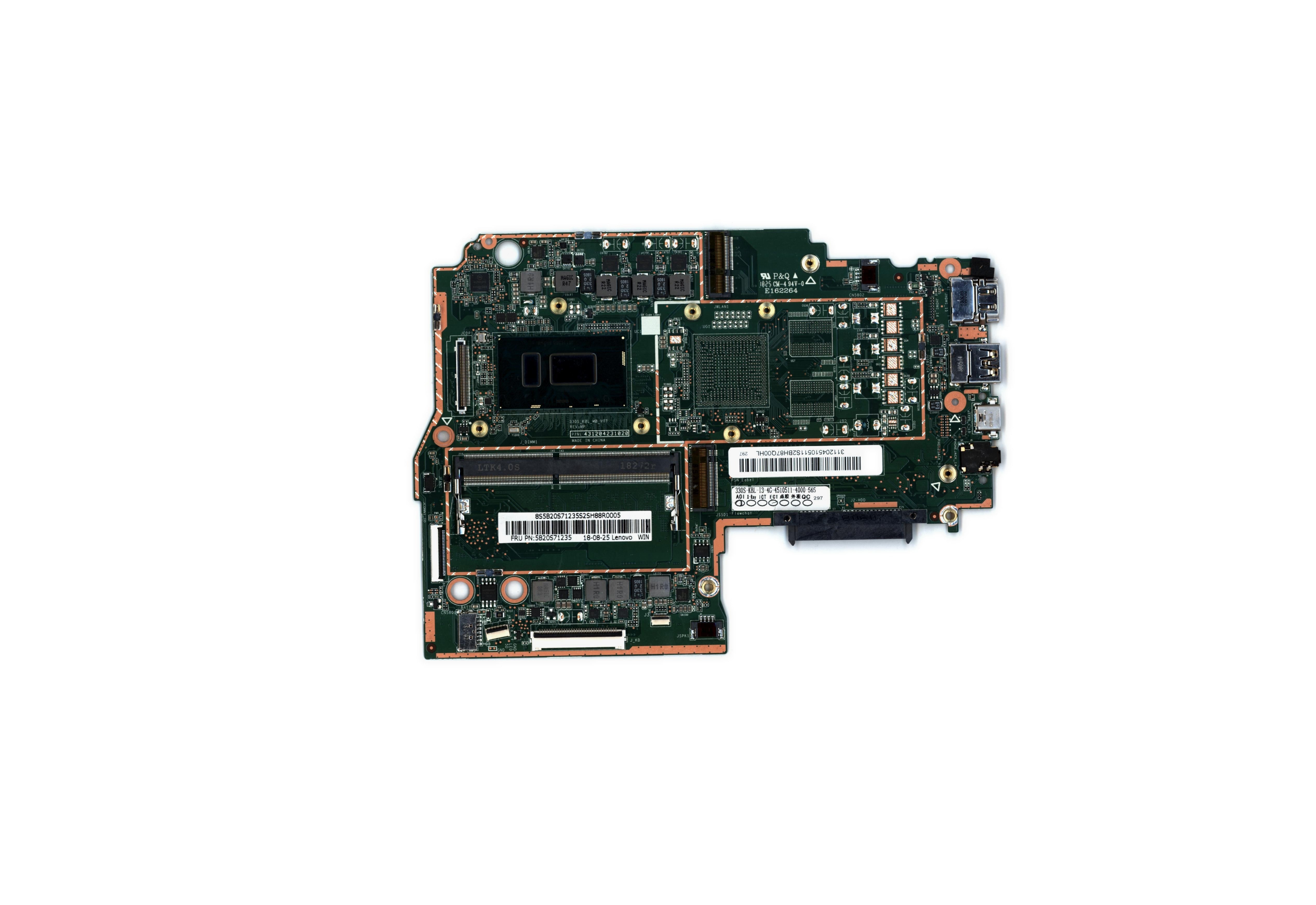 Lenovo ideapad 330S-15IKB Motherboard BDPLANAR MB 3N 81F5 I38130U WINUMA4GNew 5B20S71235