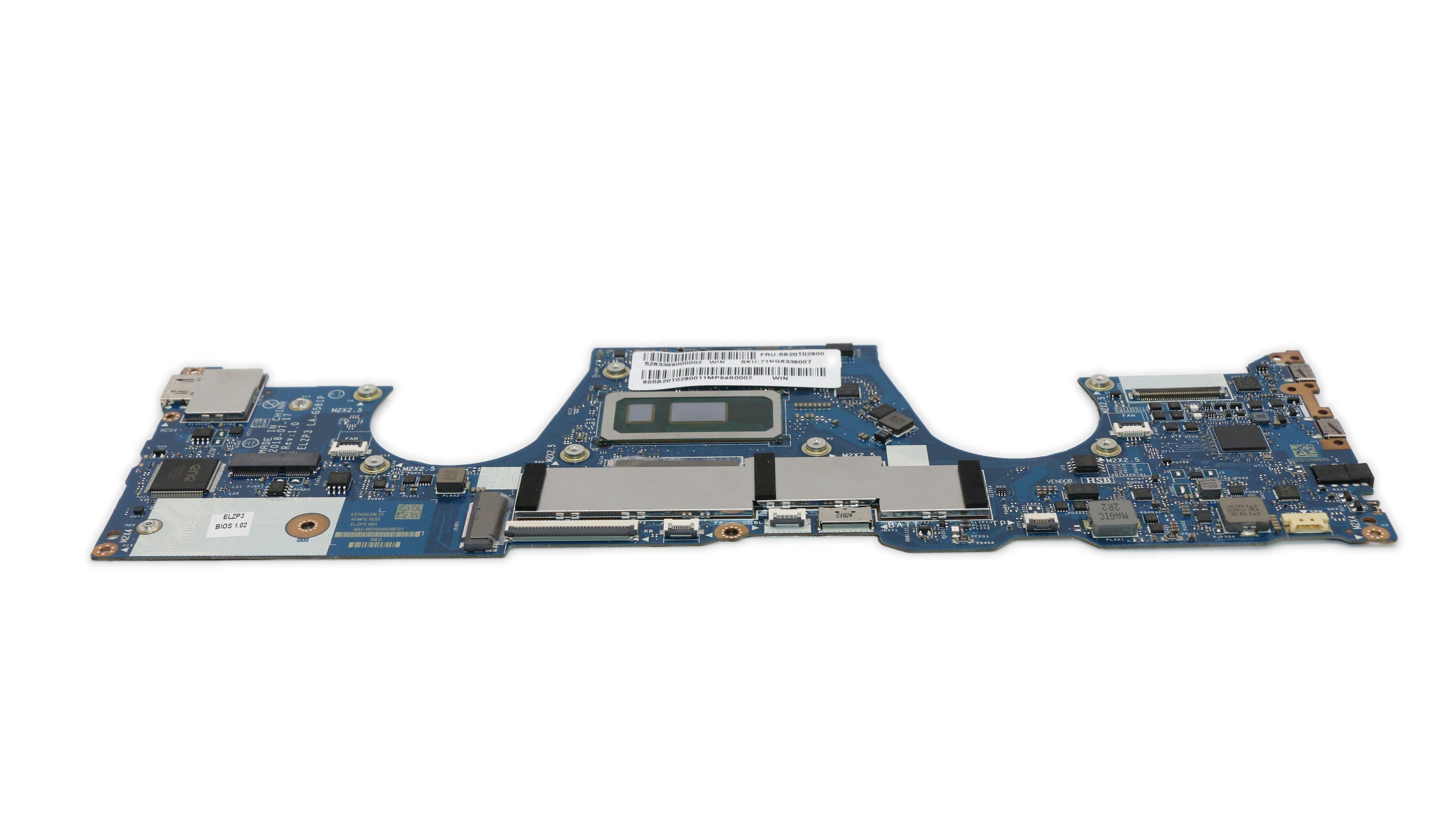 Lenovo Yoga 730-13IWL Motherboard BDPLANAR MB C 81JR WIN WHL I7 UMA 16G 5B20T02800