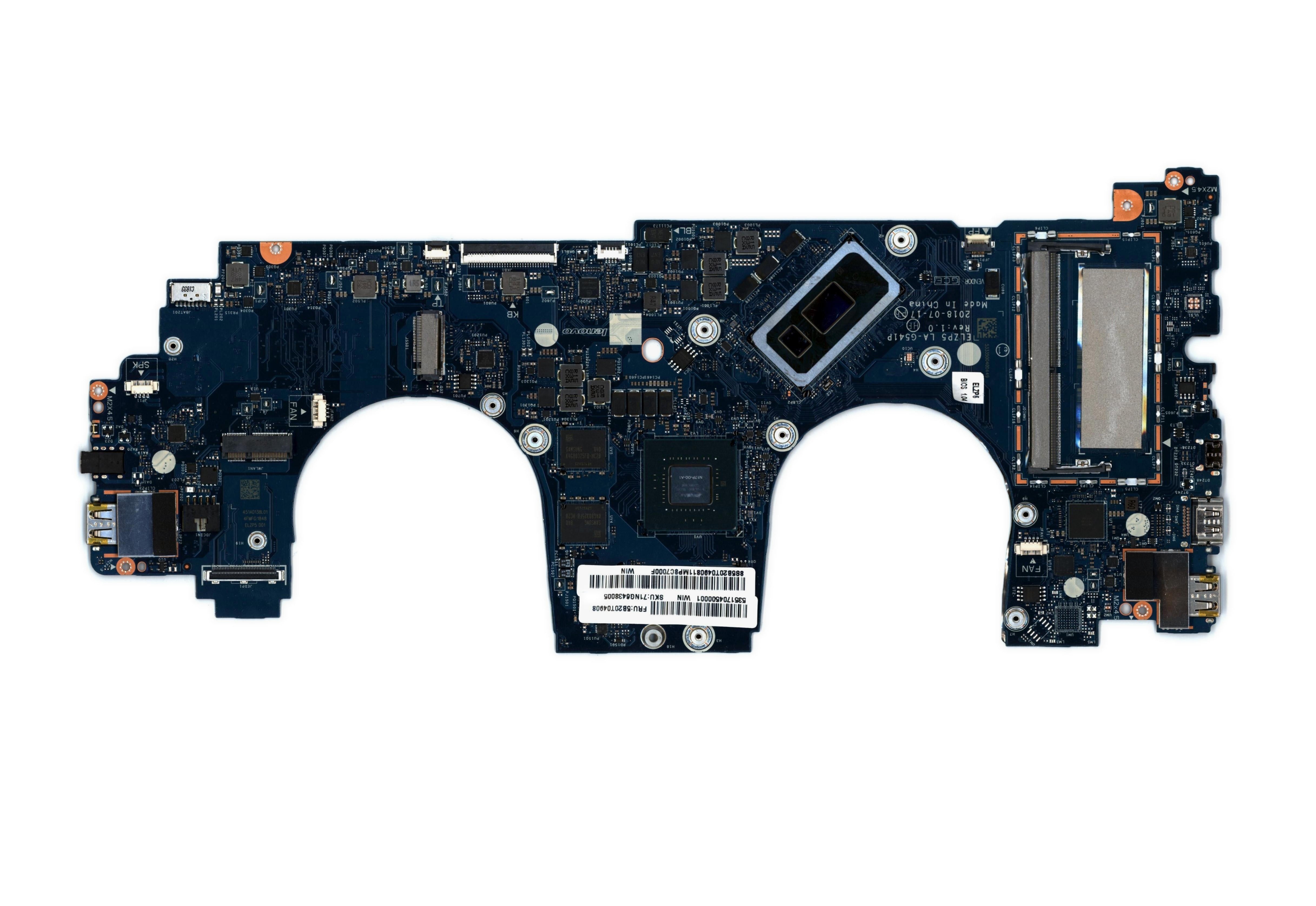 Lenovo Yoga 730-15IWL Motherboard BDPLANAR MB C 81JS WIN I78565U DIS 4G 8G 5B20T04908