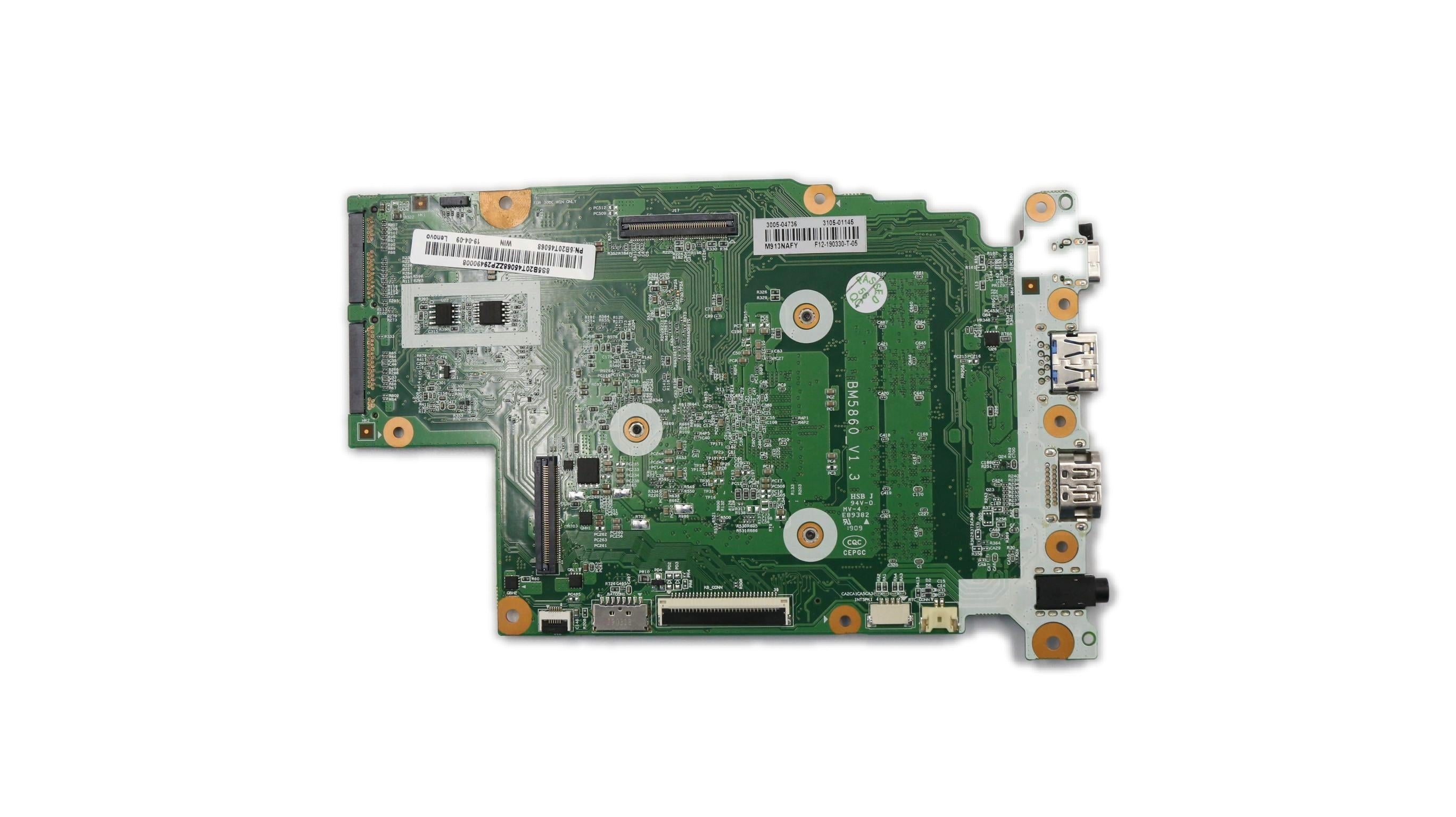 Lenovo Type 81M9 300e 2nd Gen Notebook (Lenovo) Motherboard BDPLANAR MB B81M9WIN N4100UMA 4G128GEMMC 5B20T45068