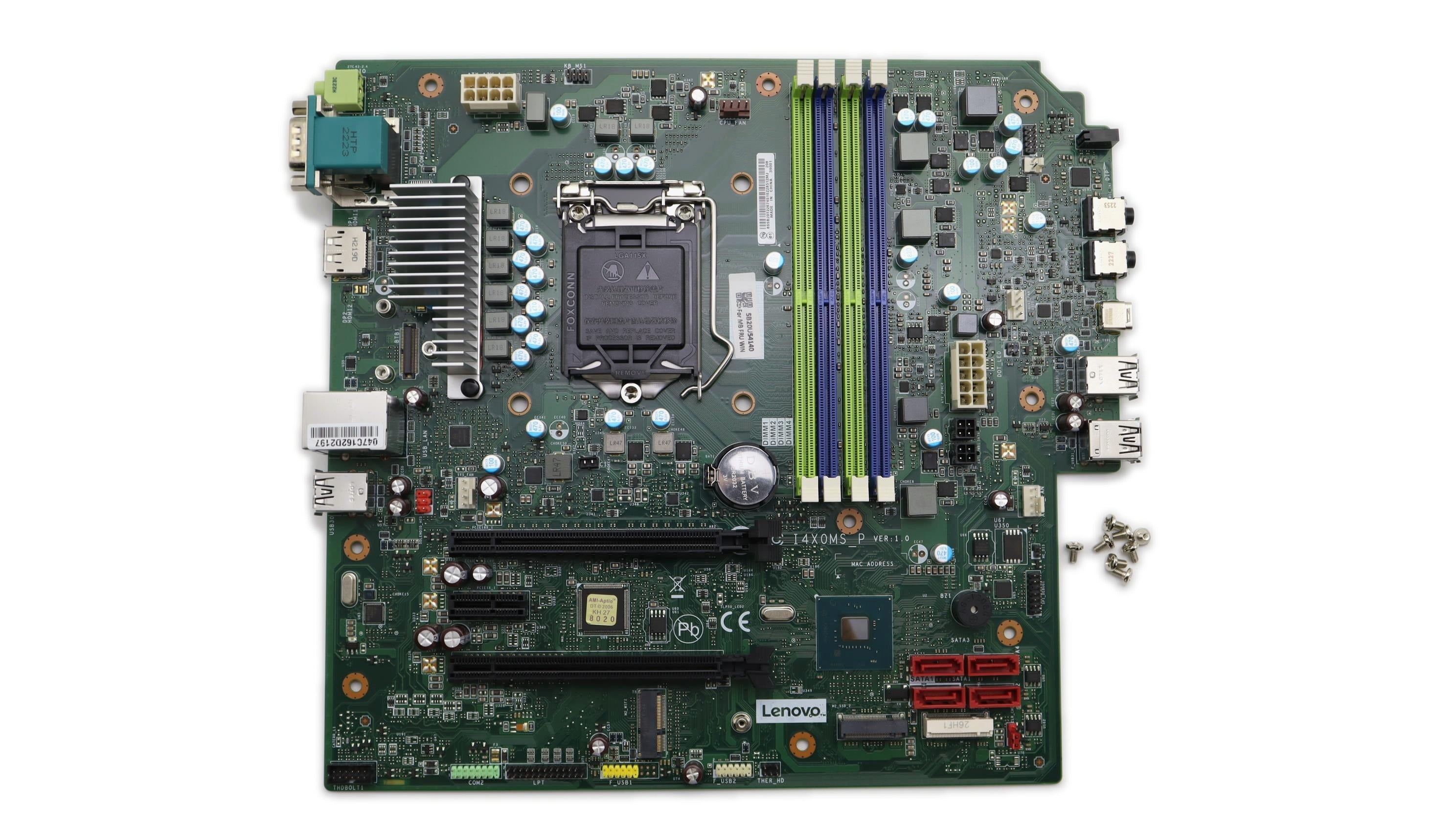 Lenovo ThinkStation P340 Workstation Motherboard BDPLANAR MB P340 WIN AMT FTPM2 yAB Vp 5B20U54140