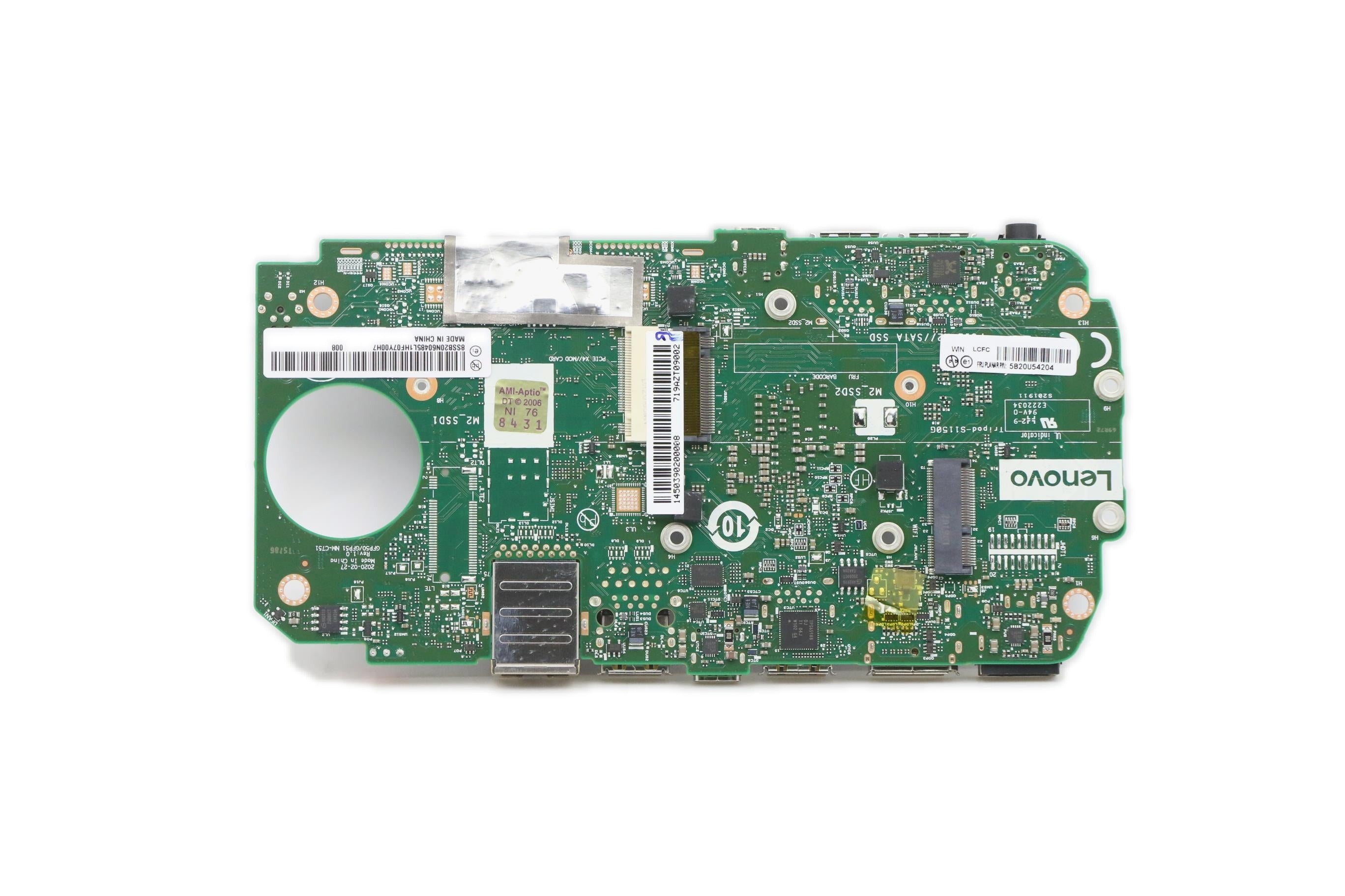 Lenovo ThinkCentre M75n Desktop Motherboard BDPLANAR R5 3500U+8G MB WIN 5B20U54204