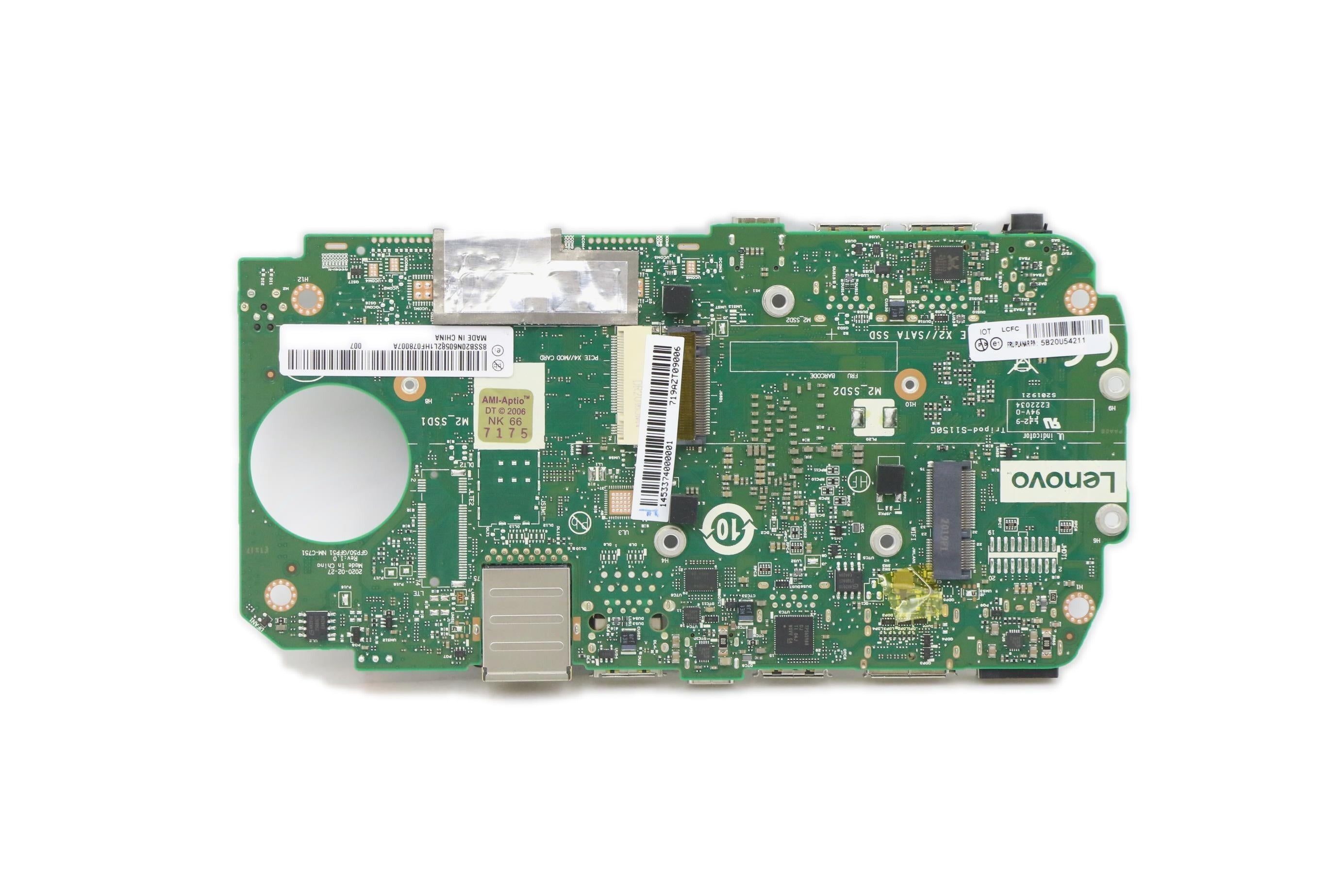 Lenovo ThinkCentre M75n Desktop Motherboard R3 3300U+8G MB IOT DPK 5B20U54211