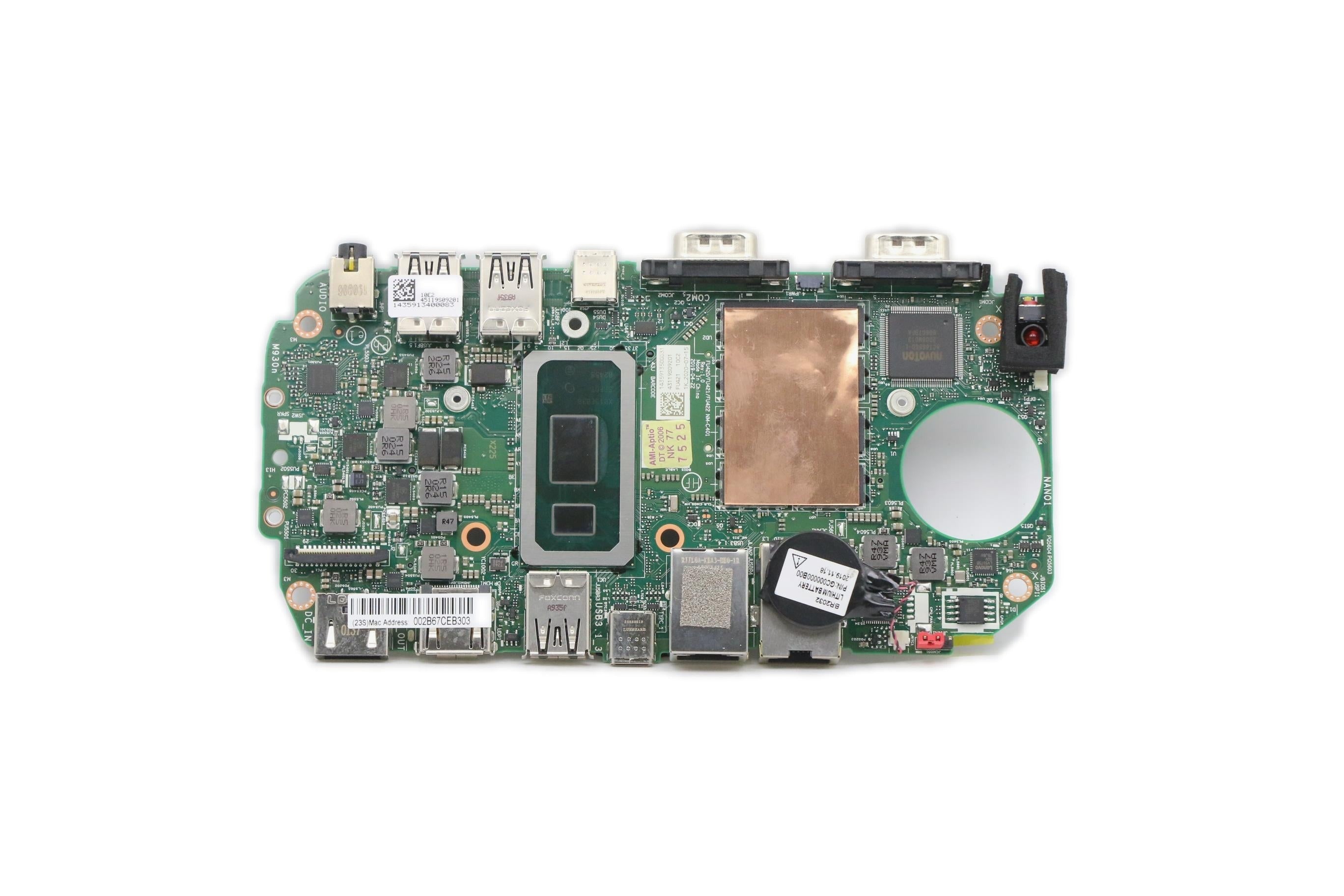 Lenovo ThinkCentre M90n-1 Desktop Motherboard BDPLANAR WHL-U I3-8145UE+8G FNL WIN DPK 5B20U54396
