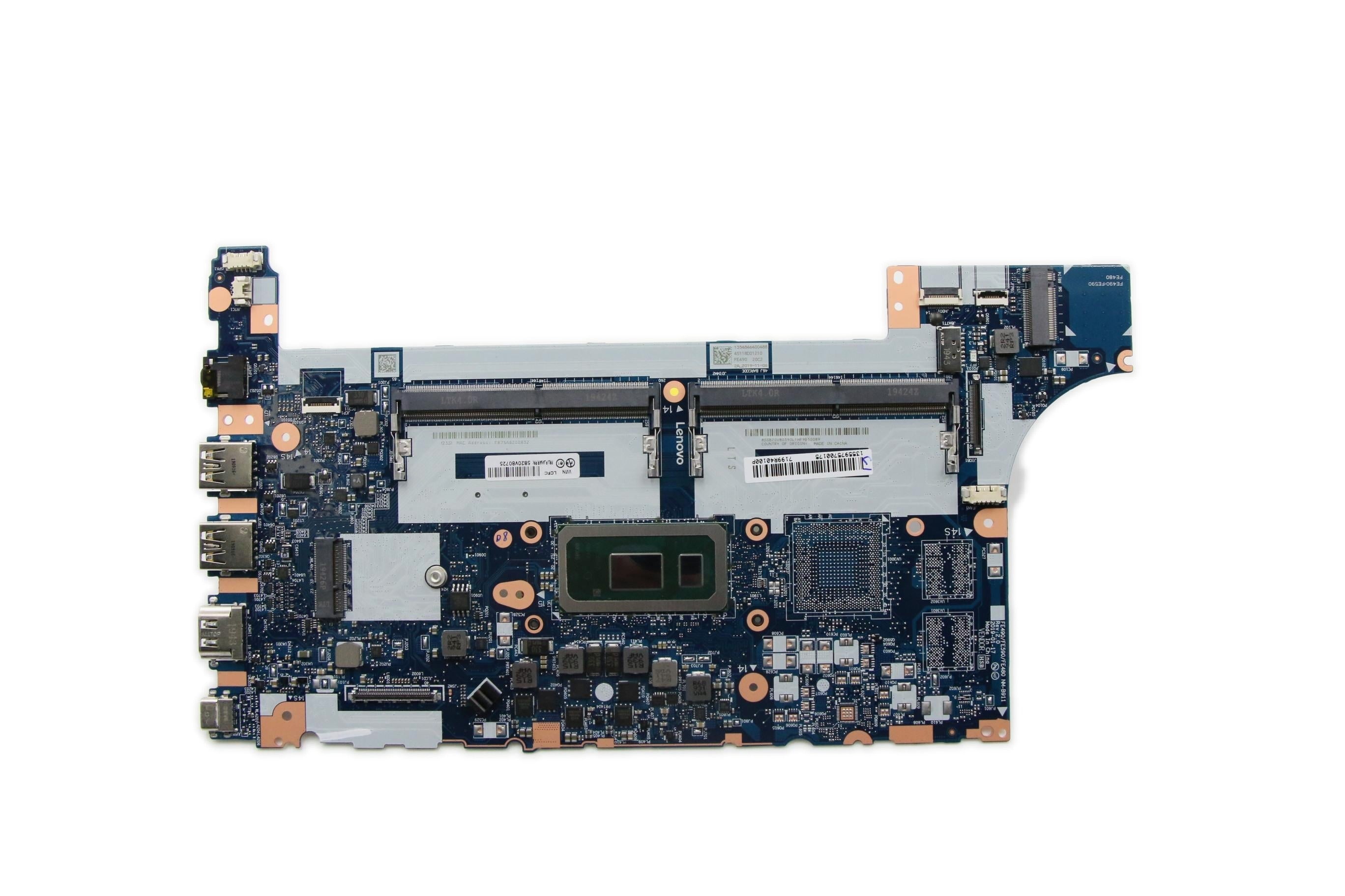 Lenovo ThinkPad E490 Type 20N8 20N9 Motherboard BDPLANAR i5-8265U IUHDG620 WIN YT HW 5B20V80725