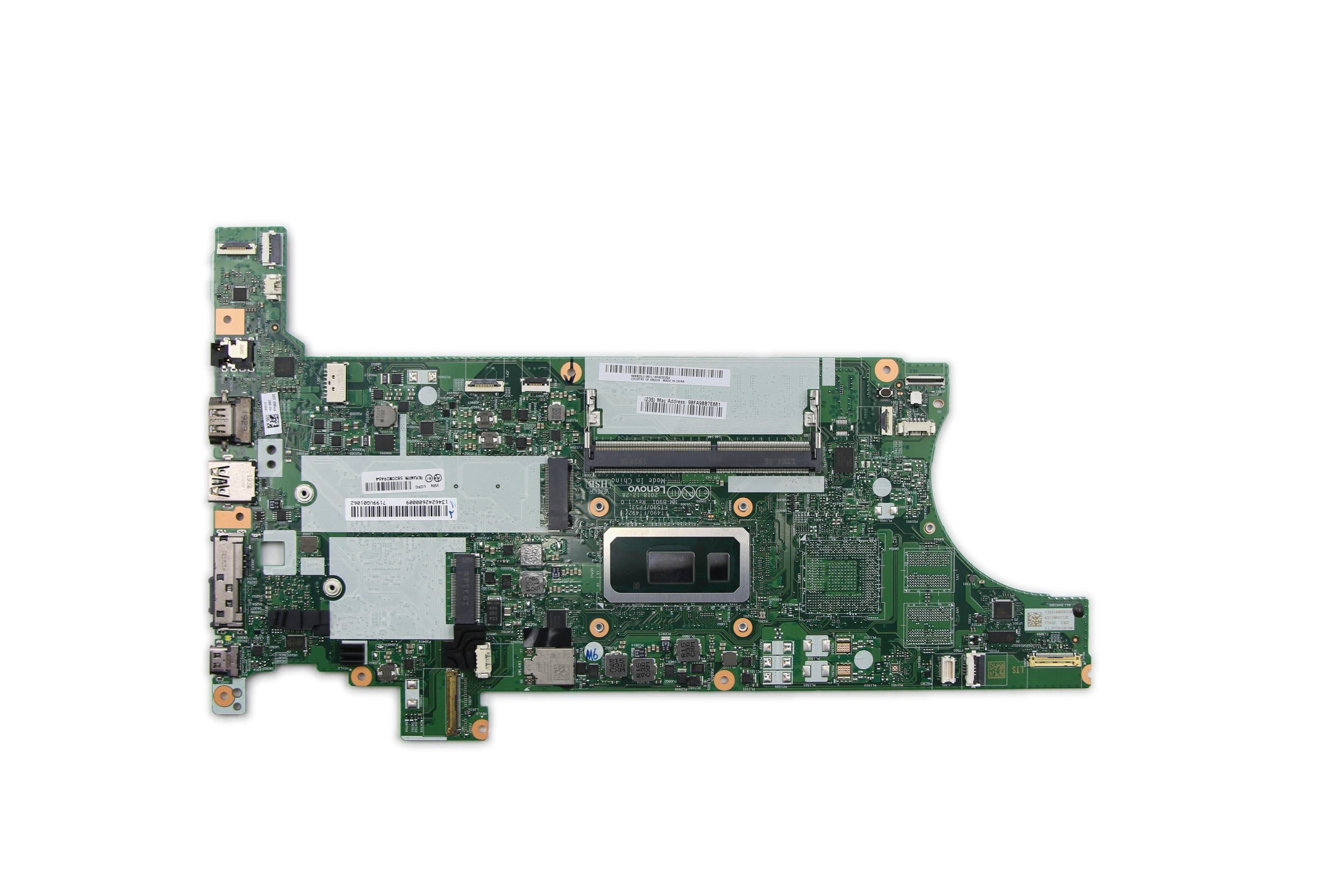 Lenovo ThinkPad T490 Type 20Q9, 20QH Motherboard BDPLANAR WIN5-8365 8G vPRO AMT TPM2 UWA 5B20W29464