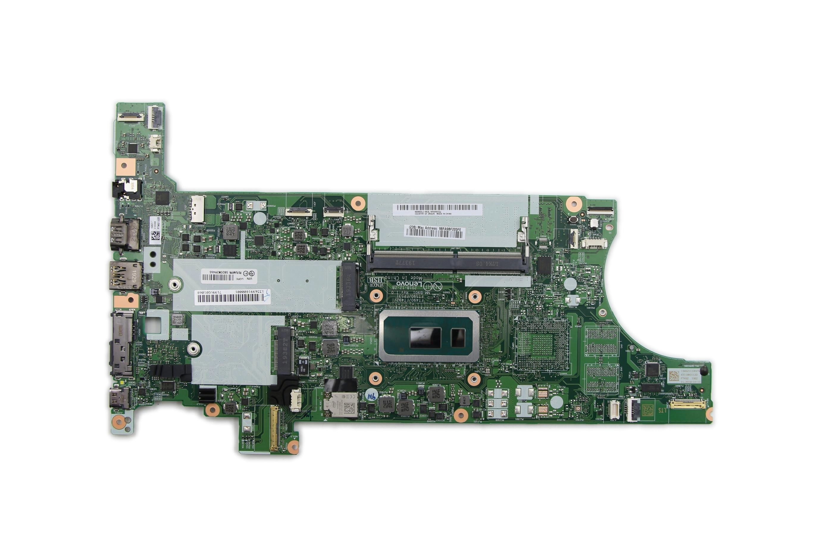 Lenovo ThinkPad T490 Type 20Q9, 20QH Motherboard BDPLANAR WIN7-8665 16G vPROAMT TPM2 UMA 5B20W29465