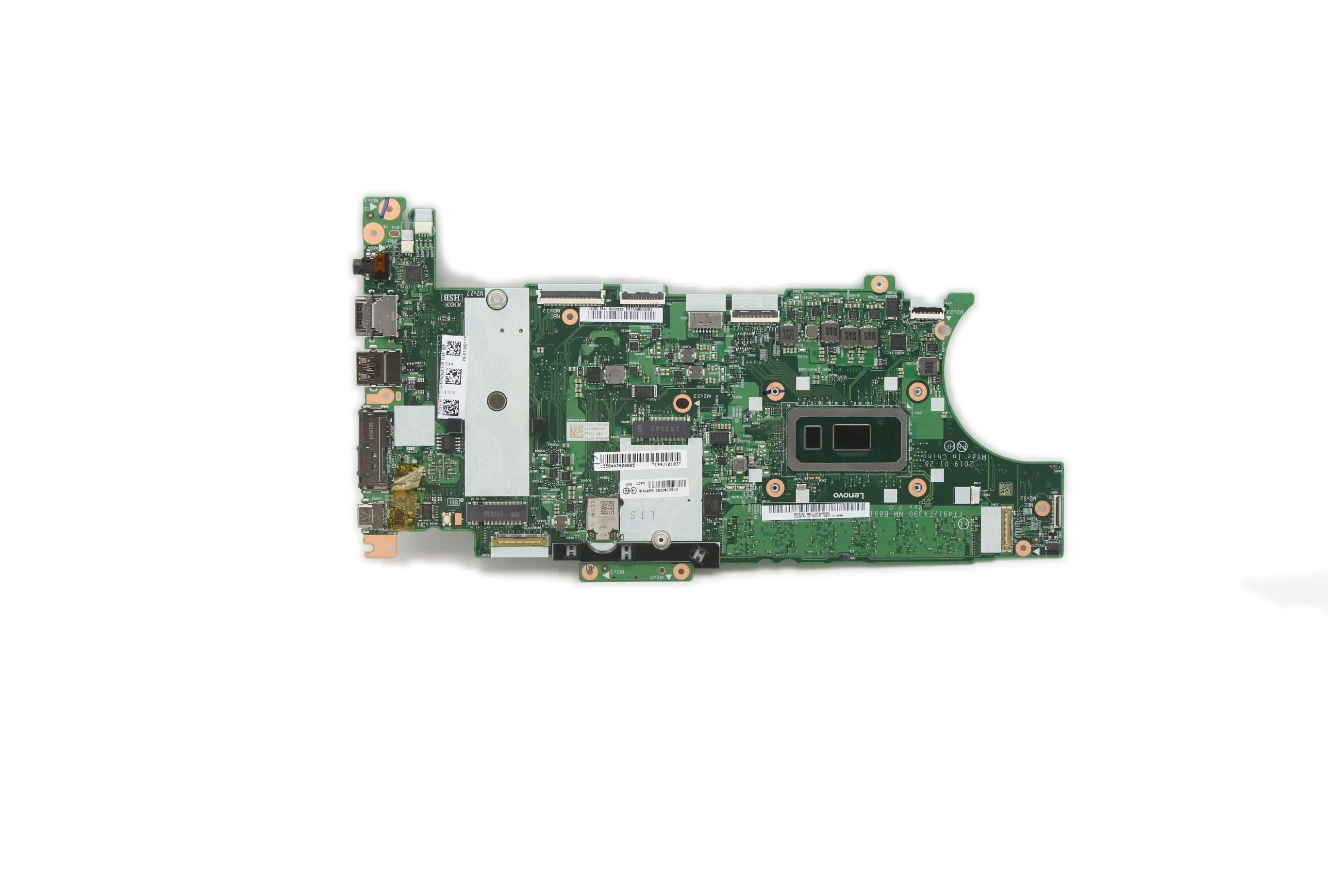 Lenovo ThinkPad T490s Type 20NX 20NY / ThinkPad X390 Type 20Q0 20Q1 Motherboard WIN i7-8565U 16G AC nTPM CN 5B20W72903