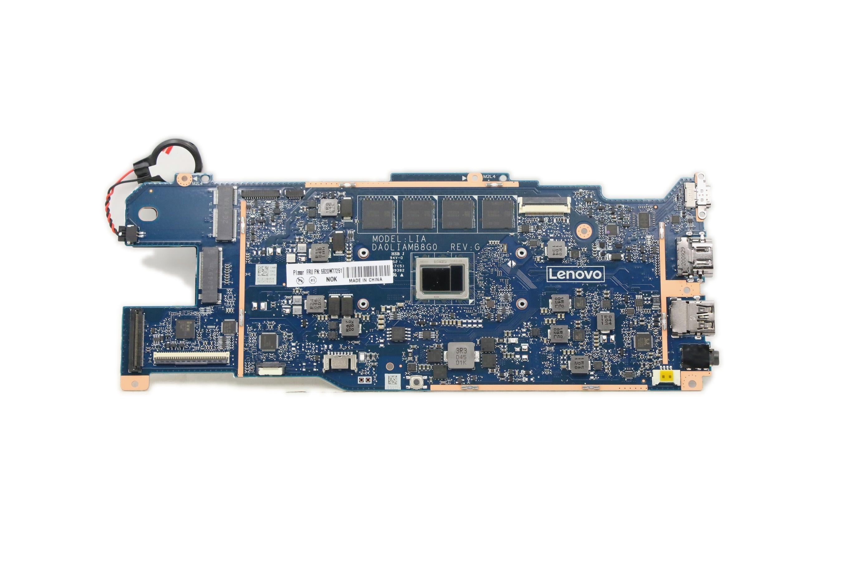 Lenovo ThinkPad 11e Yoga Gen 6 Type 20SE 20SF Motherboard BDPLANAR IG m3 8100 8GB NVp NOK YTPM2 wB 5B20W77251
