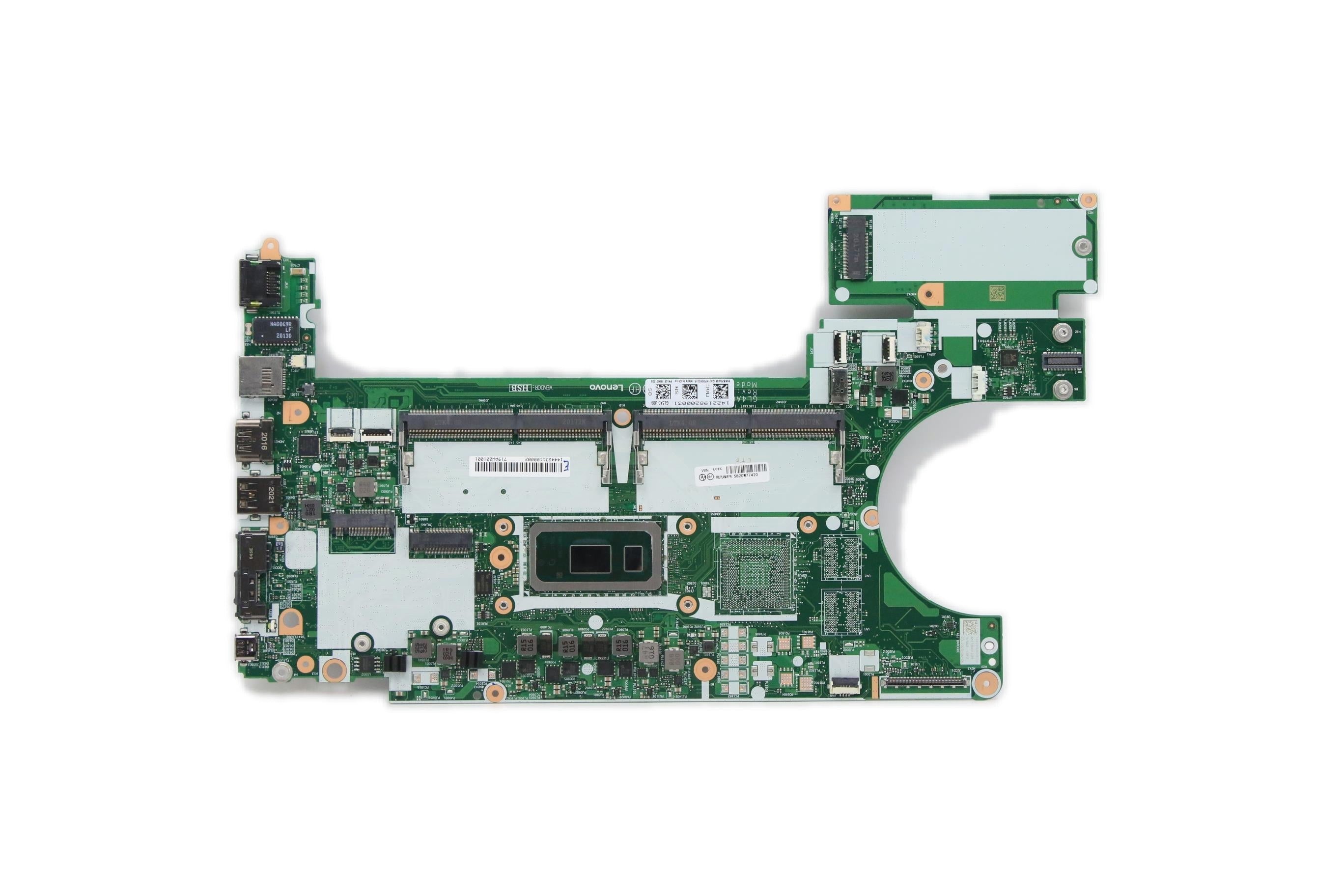 Lenovo ThinkPad L15 Type 20U3 20U4 Motherboard BDPLANAR C5205U SSD WIN NA YT dT yAB 5B20W77420