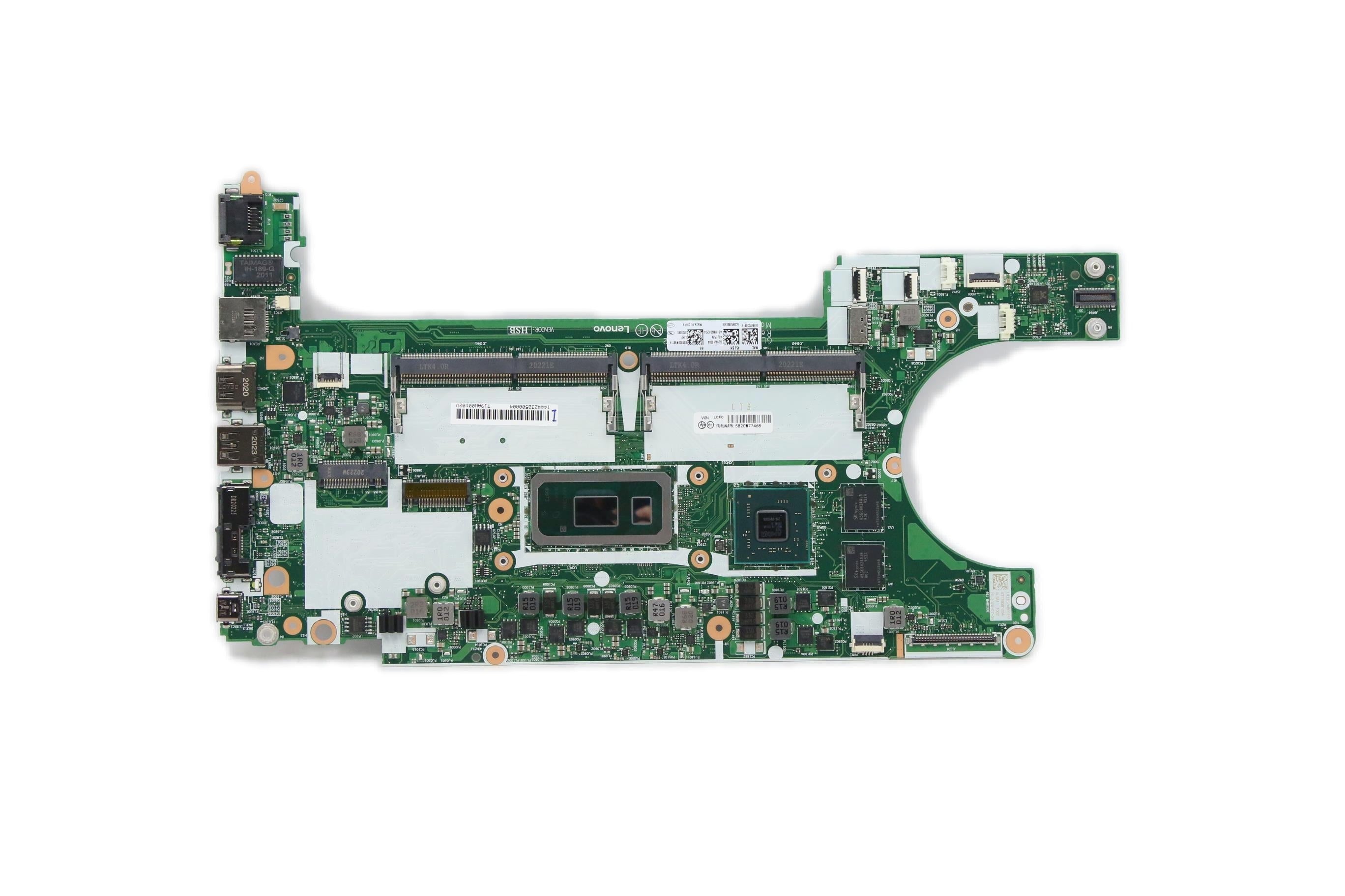 Lenovo ThinkPad L14 Type 20U1 20U2 / ThinkPad L15 Type 20U3 20U4 Motherboard BDPLANAR 6252Gi5-10210UHDDWIN NAYdT2 YAB 5B20W77468