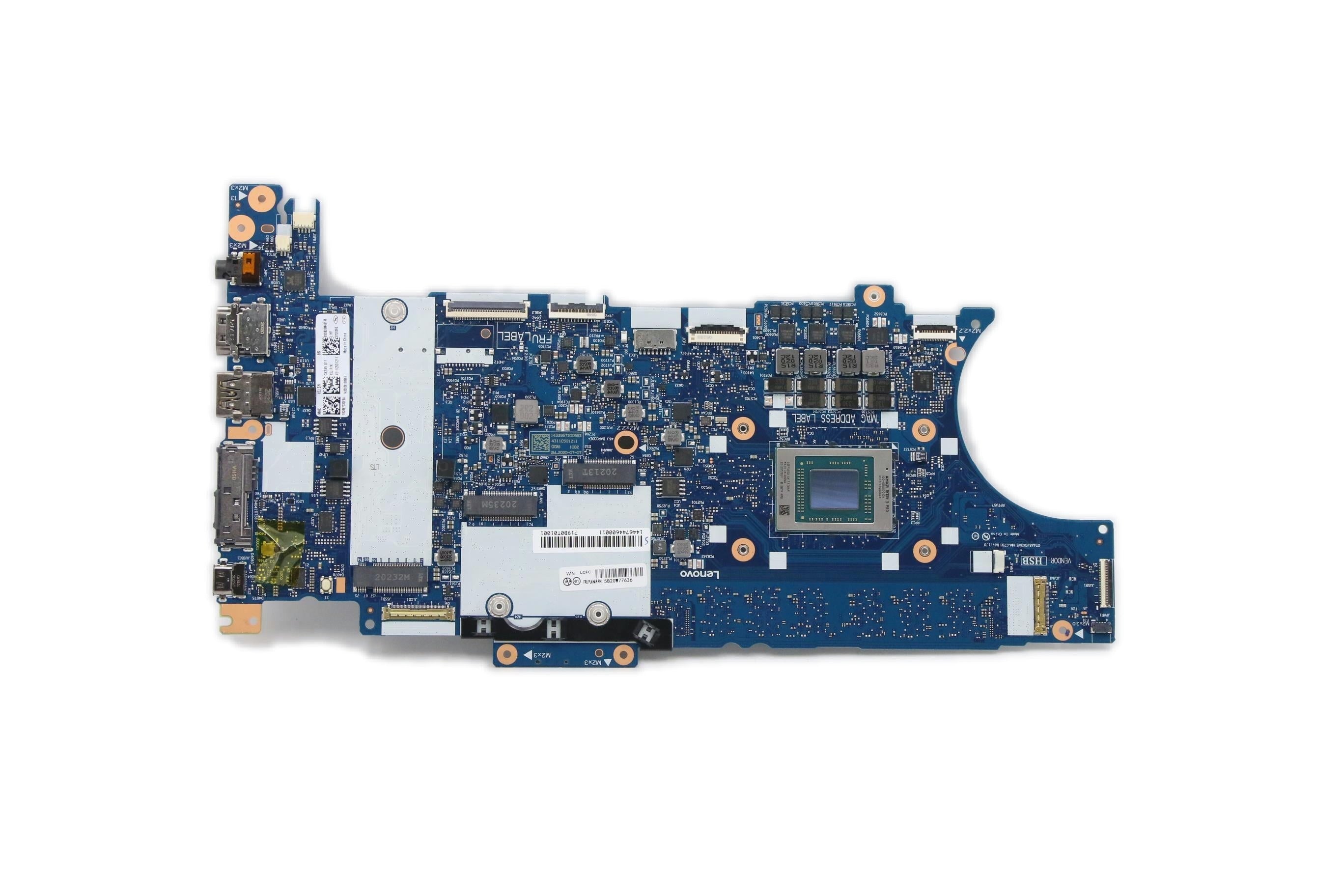 Lenovo ThinkPad X13 Type 20UF 20UG Motherboard BDPLANAR R3PRO4450U 8GWIN YDYTdT2 YABS 5B20W77636