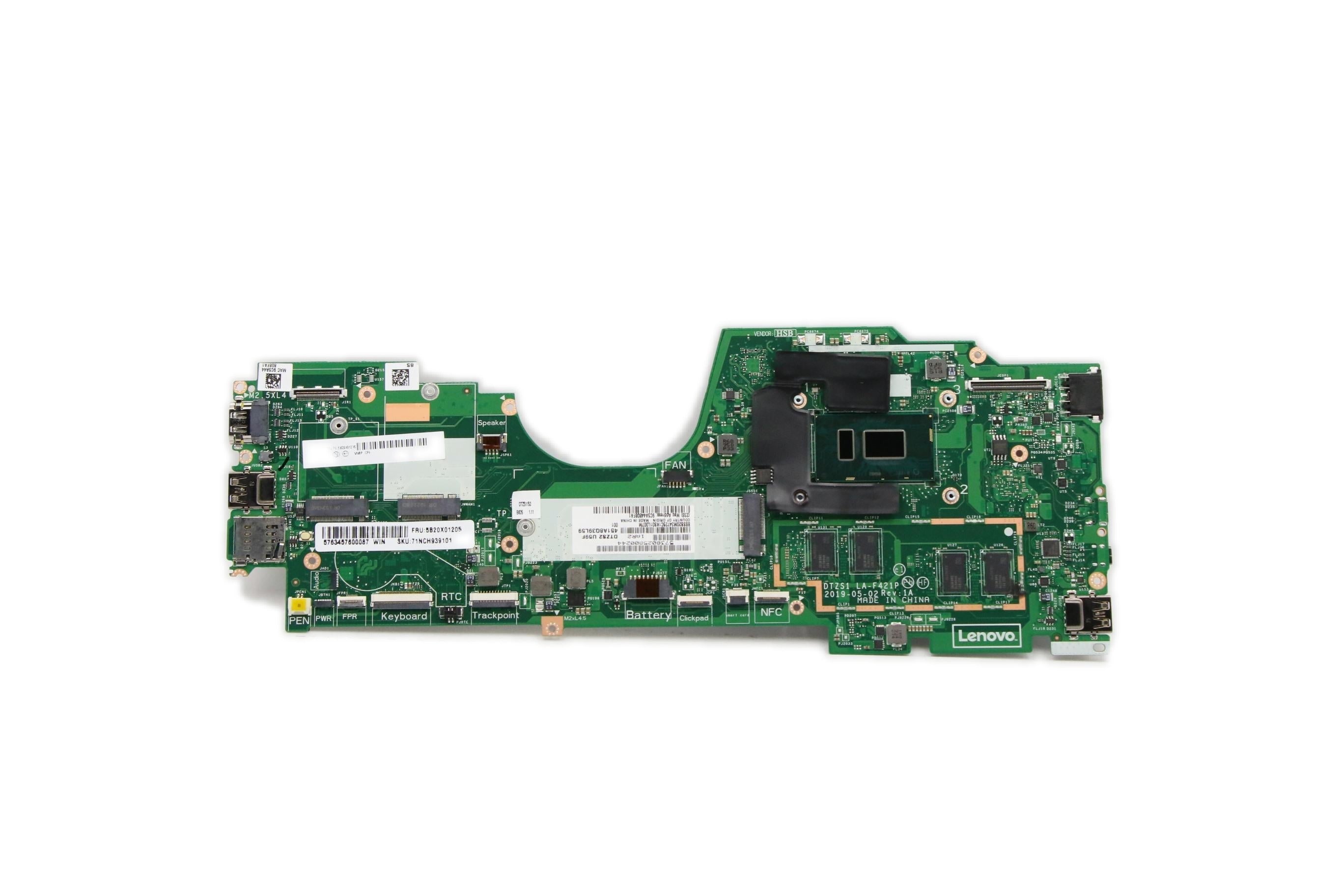 Lenovo ThinkPad X380 Yoga Type 20LH 20LJ Motherboard BDPLANAR i3-8130U HDG w/4GB WIN YN 5B20X01162