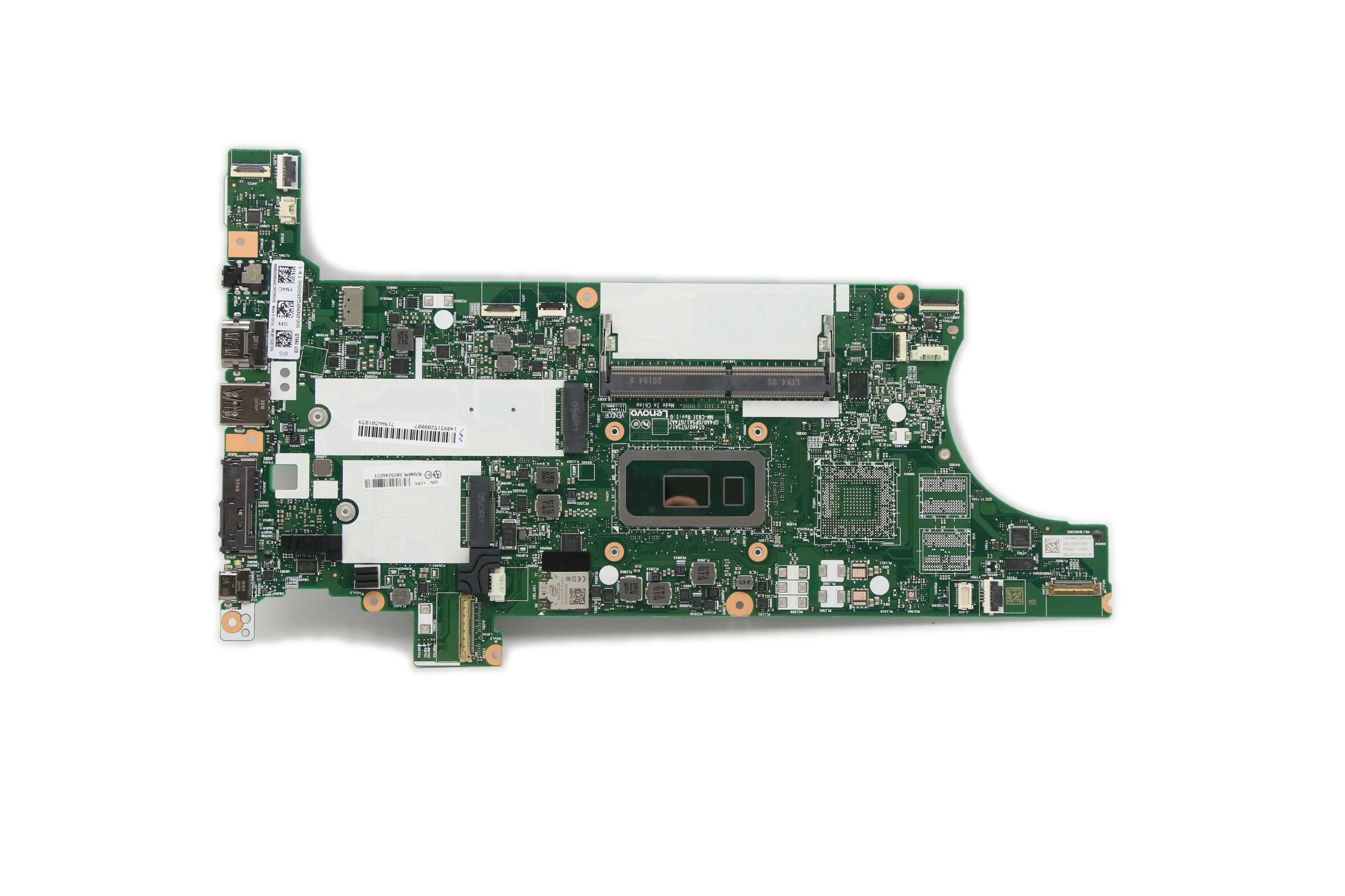 Lenovo ThinkPad T14 Gen 1 Type 20S0 20S1 / ThinkPad T15 Type 20S6 20S7 Motherboard BDPLANAR i7-10610U 8GUHD VPWIN YAYTdT2yA 5B20Z46023