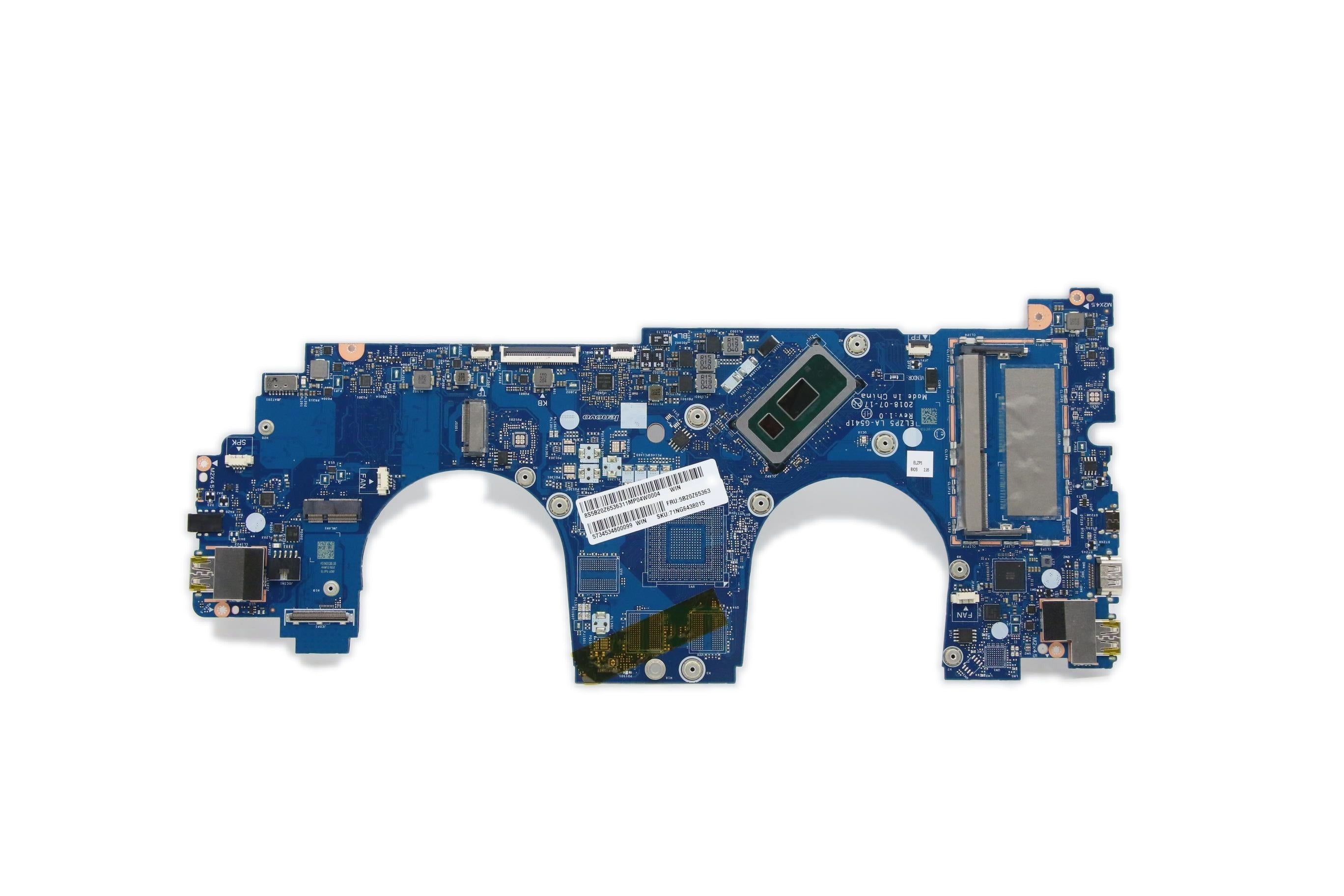 Lenovo Yoga 730-15IWL Motherboard BDPLANAR MBC81JS WIN I58265U UMA W/Mylar 5B20Z65363