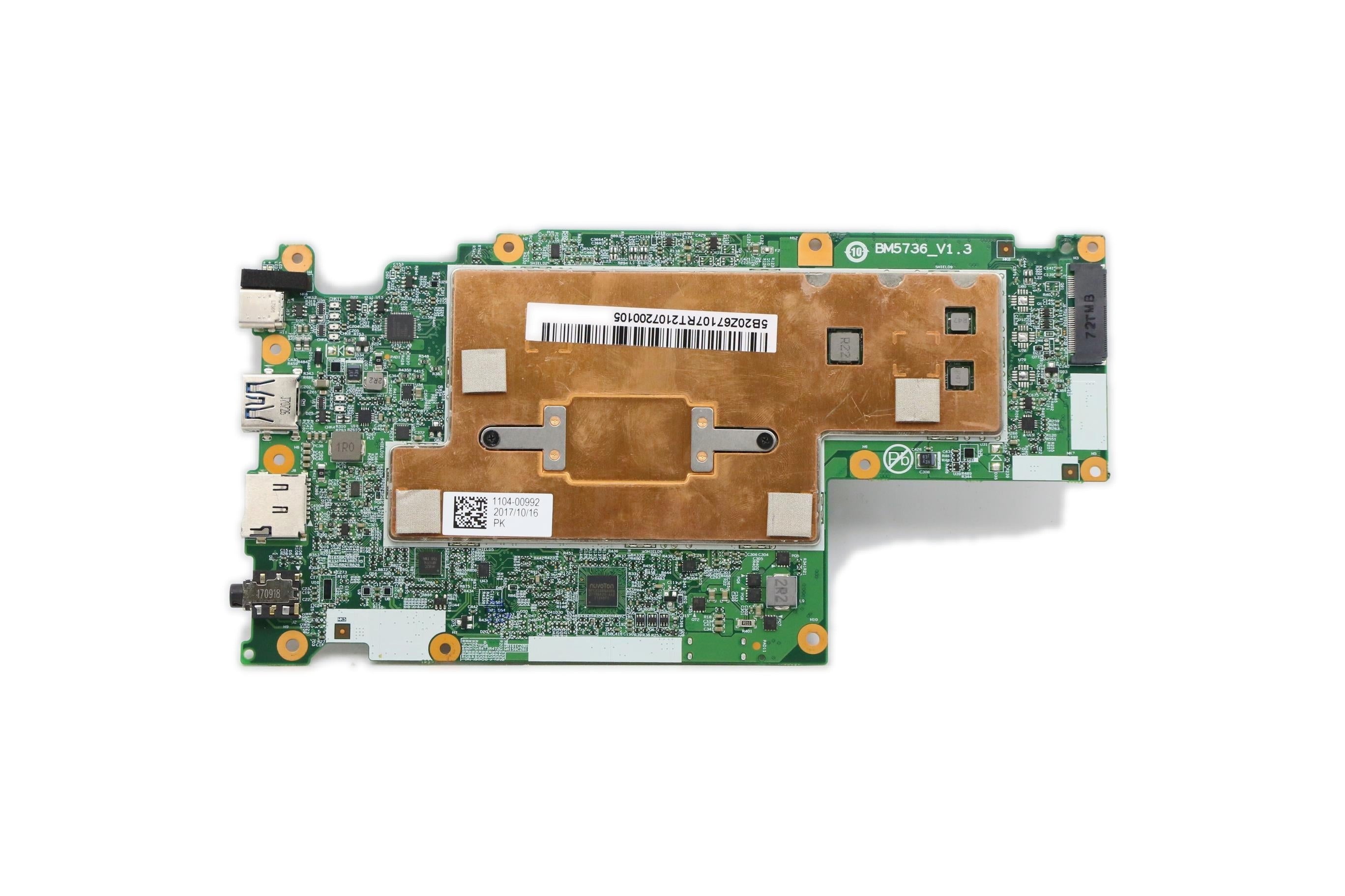 Lenovo 100e Motherboard BDPLANAR MBB 81ER N3350 4G16GEMMC UMANOK 5B20R56636