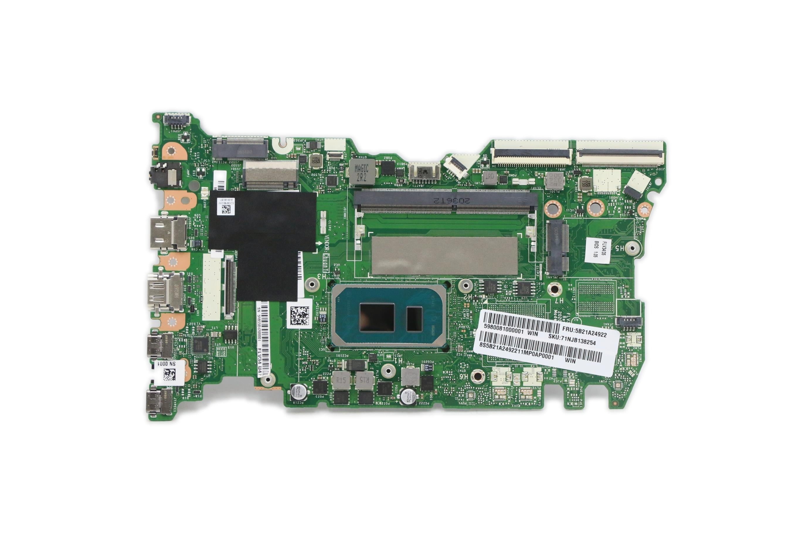 Lenovo ThinkBook 14 G2 ITL Motherboard BDPLANAR MBC20VD WIN I3_UMA8G_NTP_A WW 5B21A24922