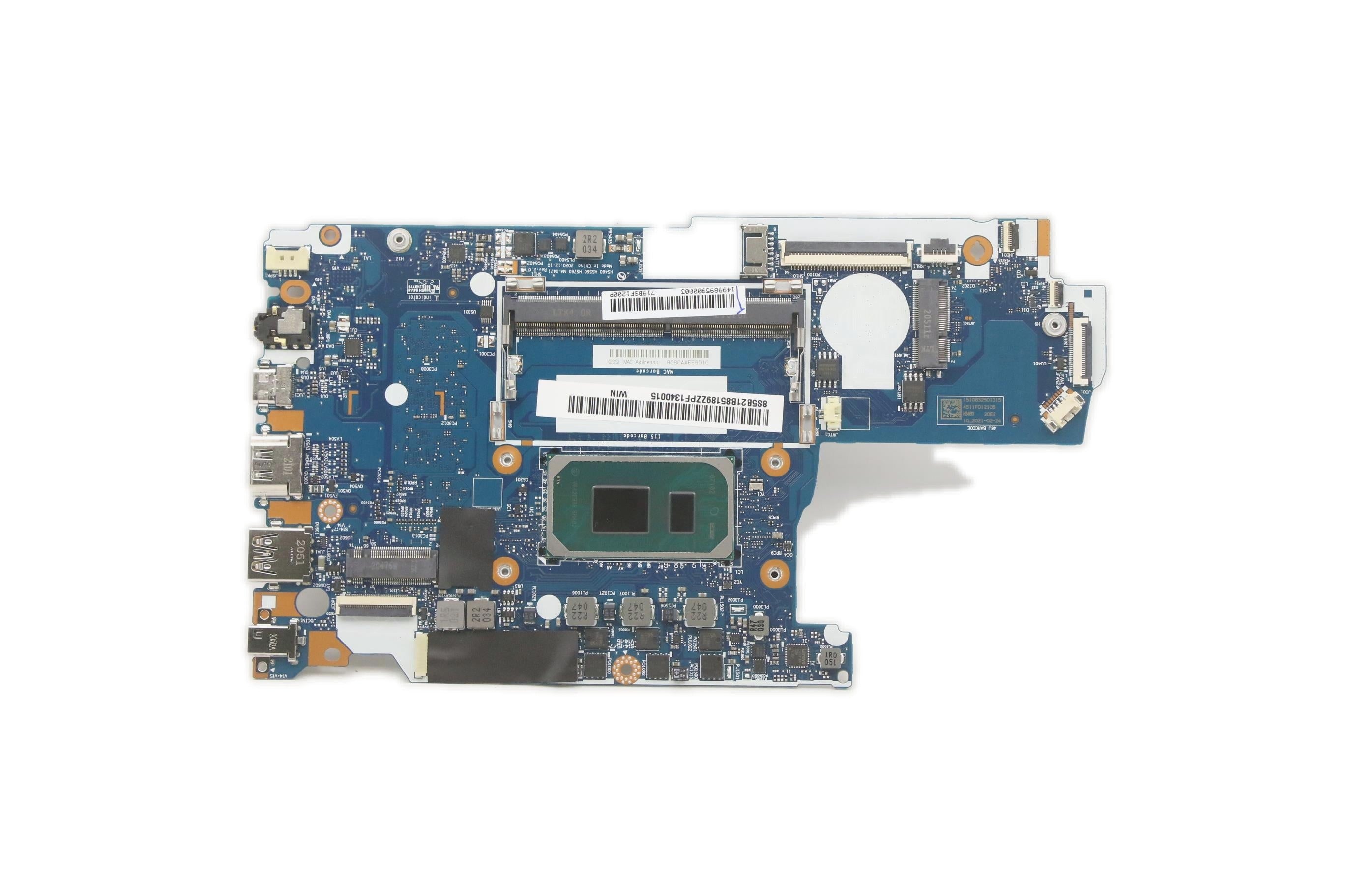 Lenovo ideapad 3-14ITL6 / ideapad 3-15ITL6 Motherboard BDPLANAR MBL82H7WINI71165G7UMA_4G RPMC 5B21B85189