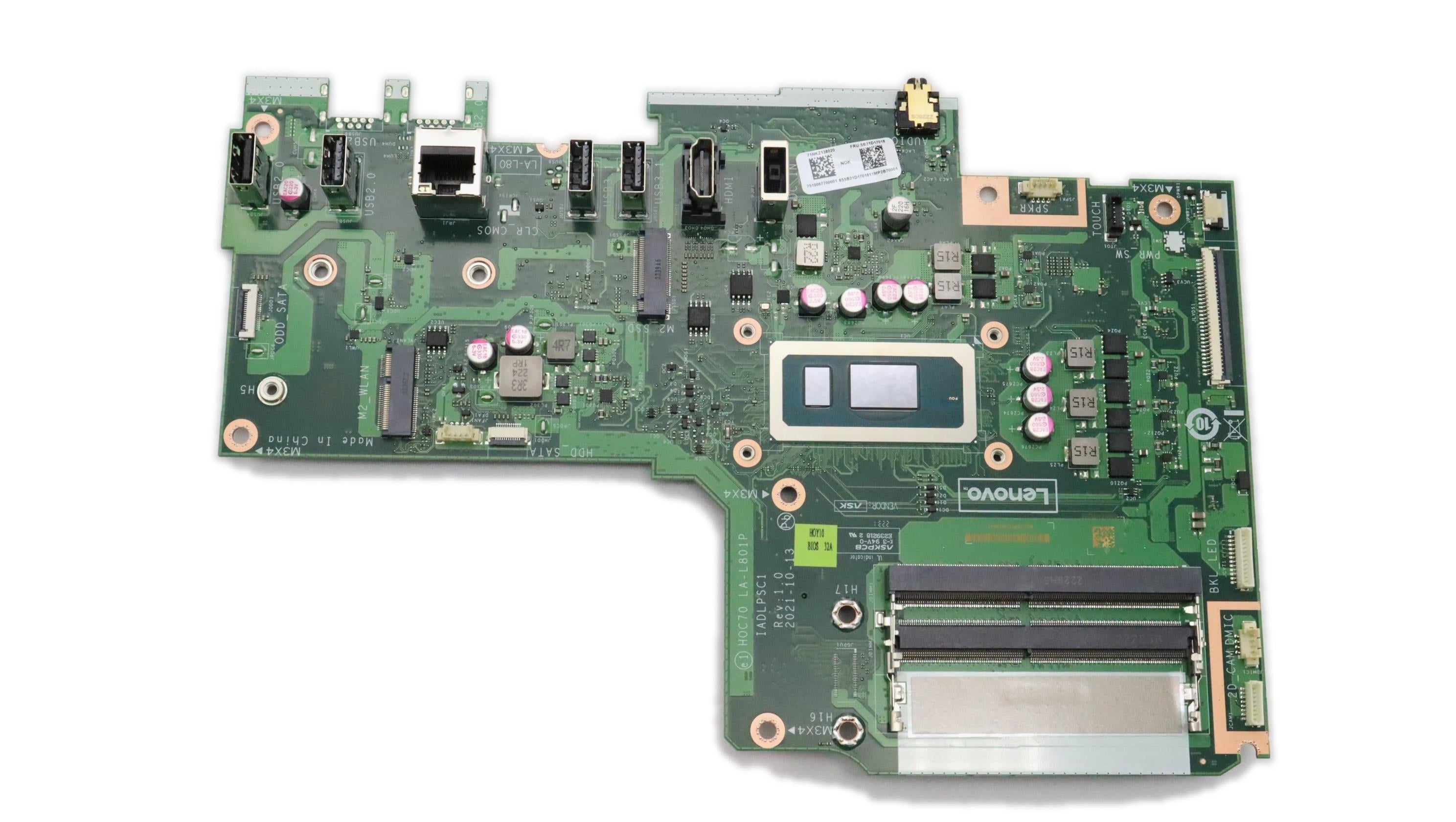 Lenovo IdeaCentre AIO 3 22IAP7 / IdeaCentre AIO 3 24IAP7 Motherboard i3-1215U NO DPK 5B21D17018