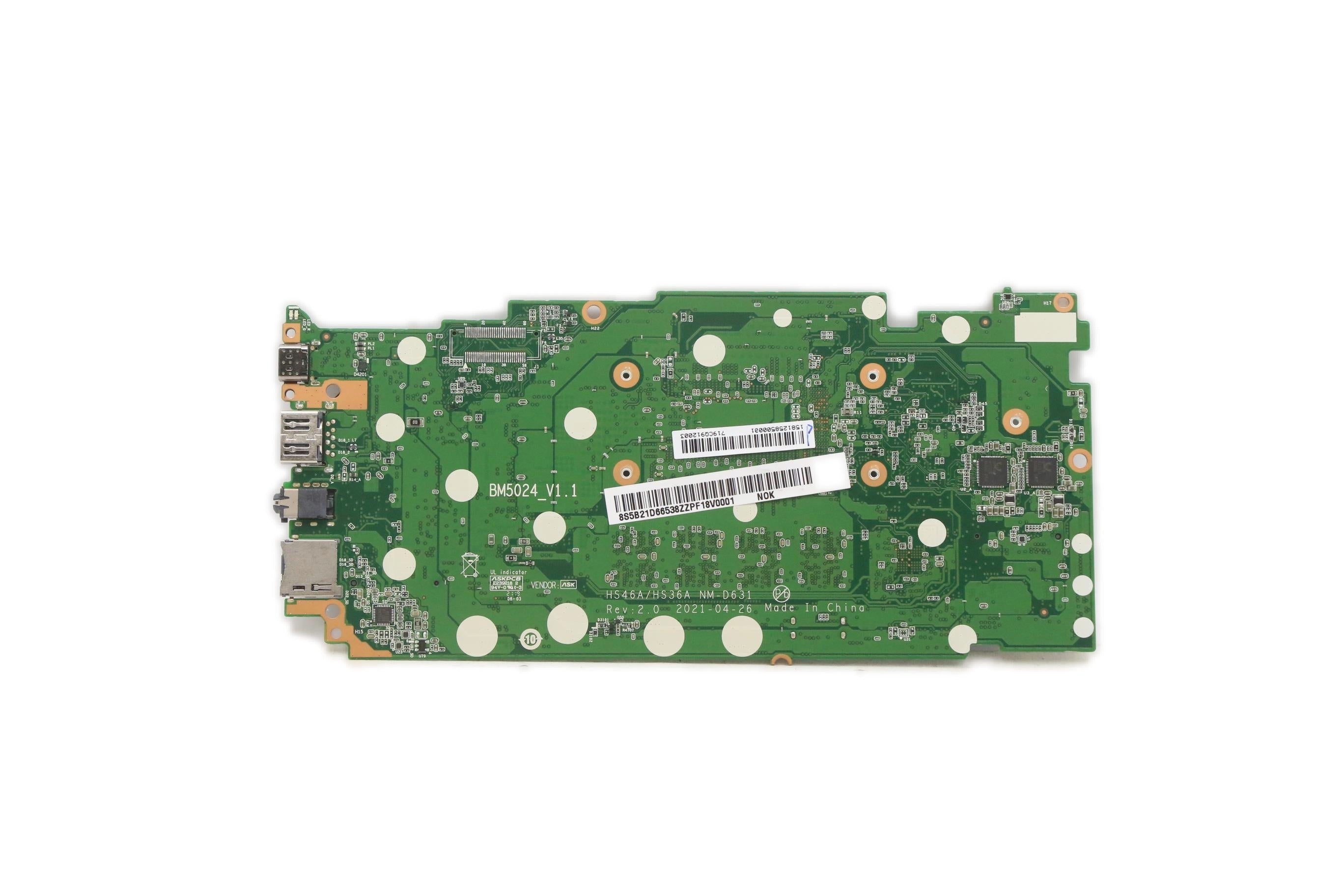 Lenovo IdeaPad Flex 5 Chromebook-13ITL6 Motherboard BDPLANAR MB L 82M7 NOK I31115G4 UMA4G BL 5B21D66538