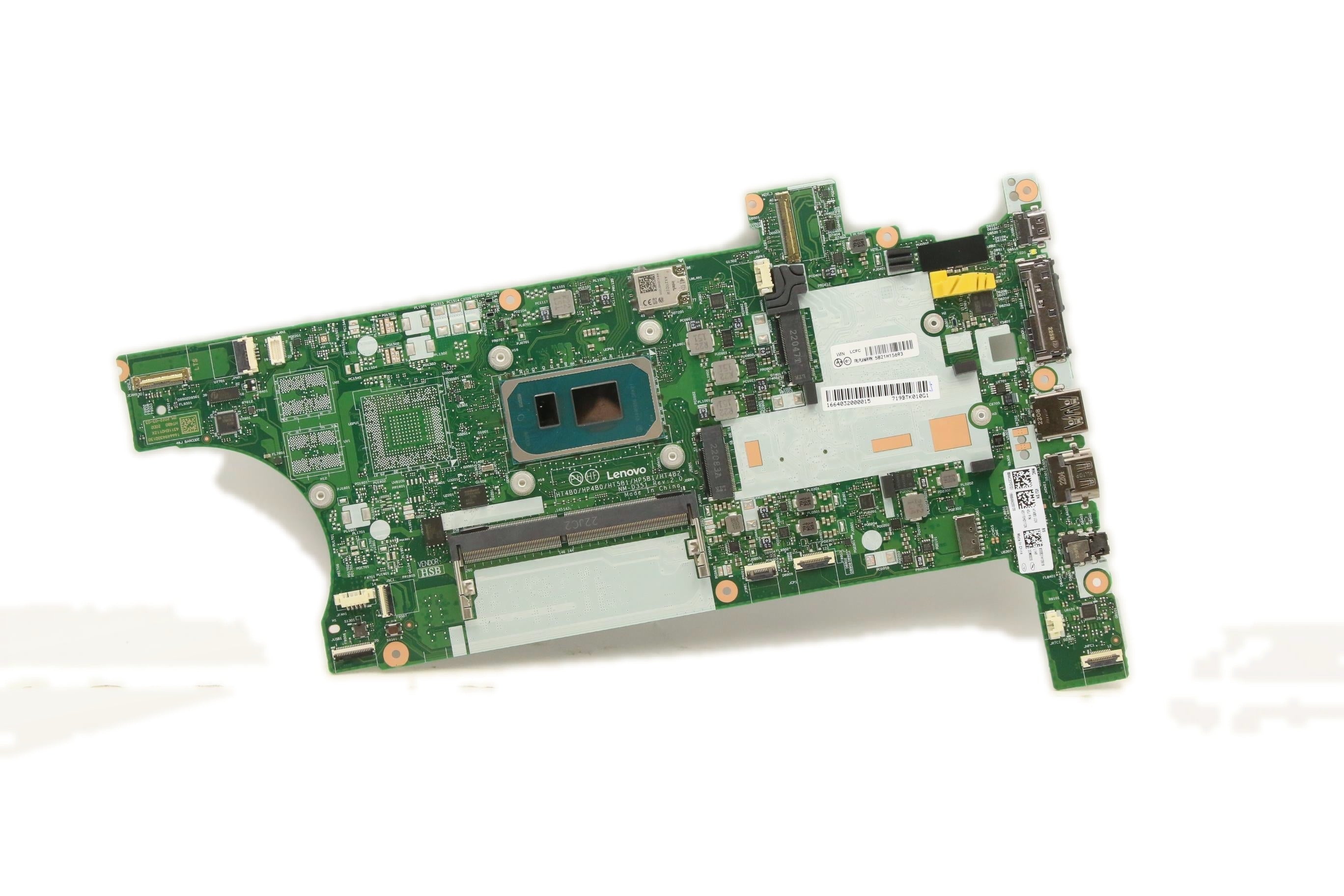 Lenovo ThinkPad T14 Gen 2 Type 20W0 20W1 / ThinkPad T15 Gen 2 Type 20W4 20W5 Motherboard BDPLANAR FLi7-1165G7 8G WIN N-A YdTL3yAB 5B21H15693