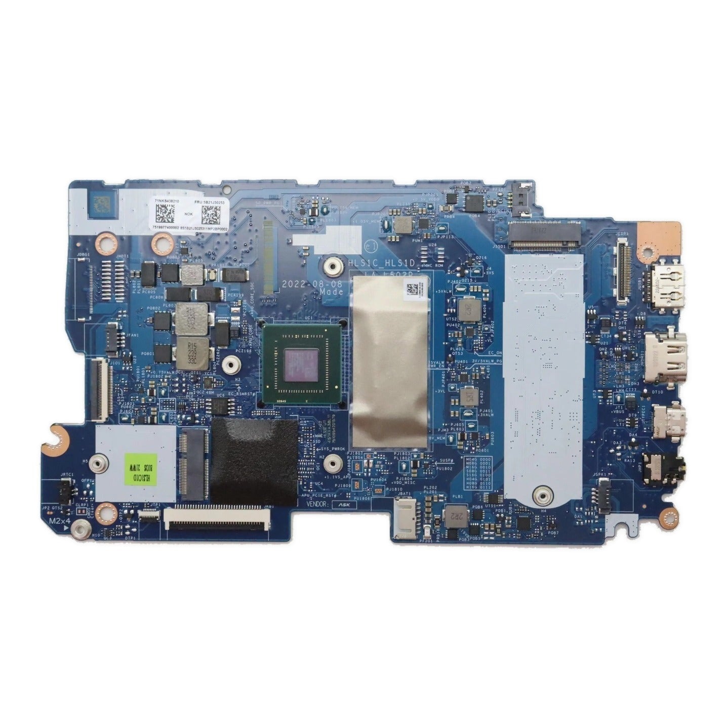 Lenovo IdeaPad 1 14AMN7 Type 82VF Motherboard AMD Ryzen 5 7520U 8GB UMA 5B21J30253