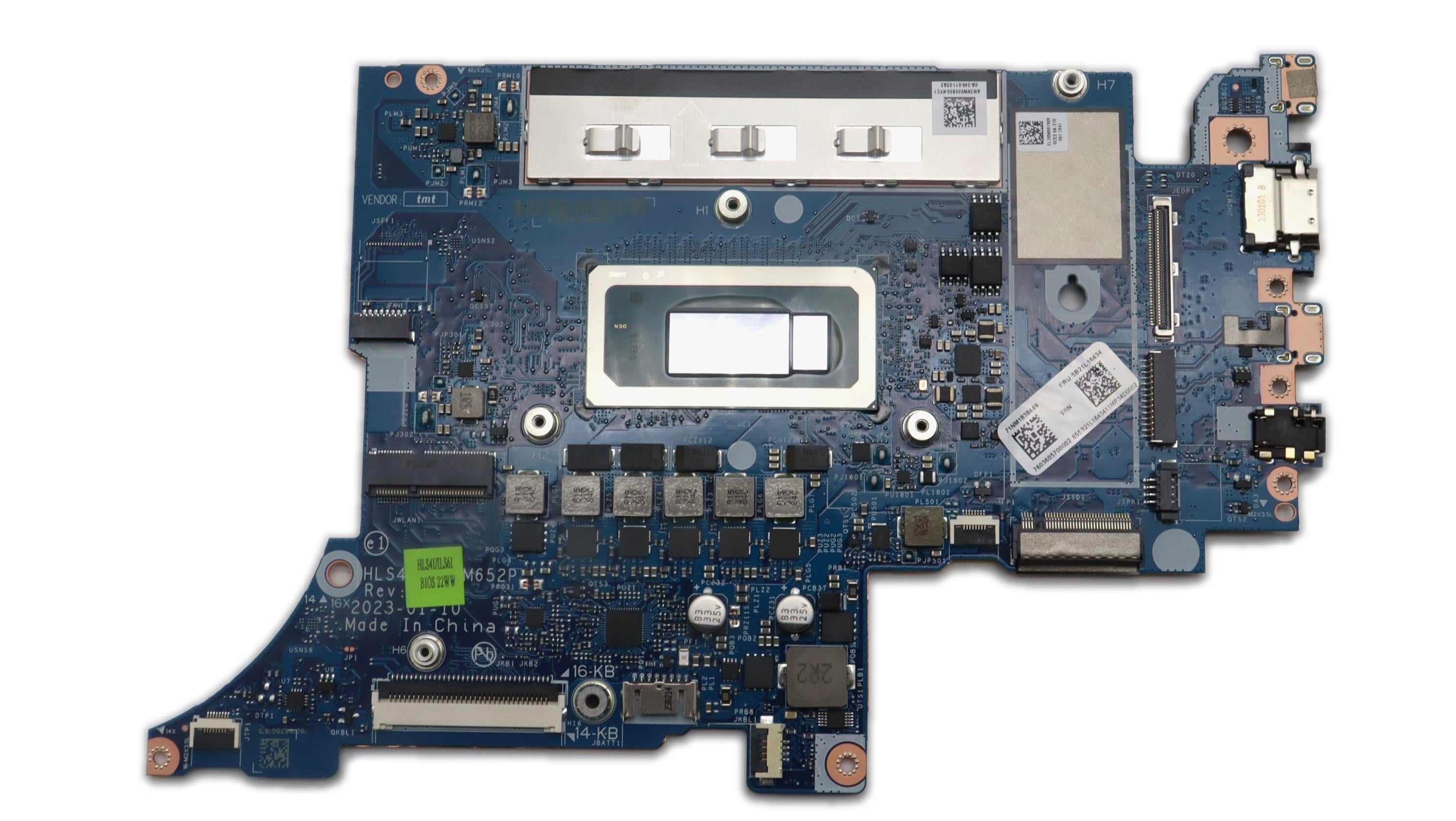 Lenovo IdeaPad Slim 5 14IRL8 Type 82XD Motherboard Intel Core i5-13500H 16GB UMA Windows 5B21L16434