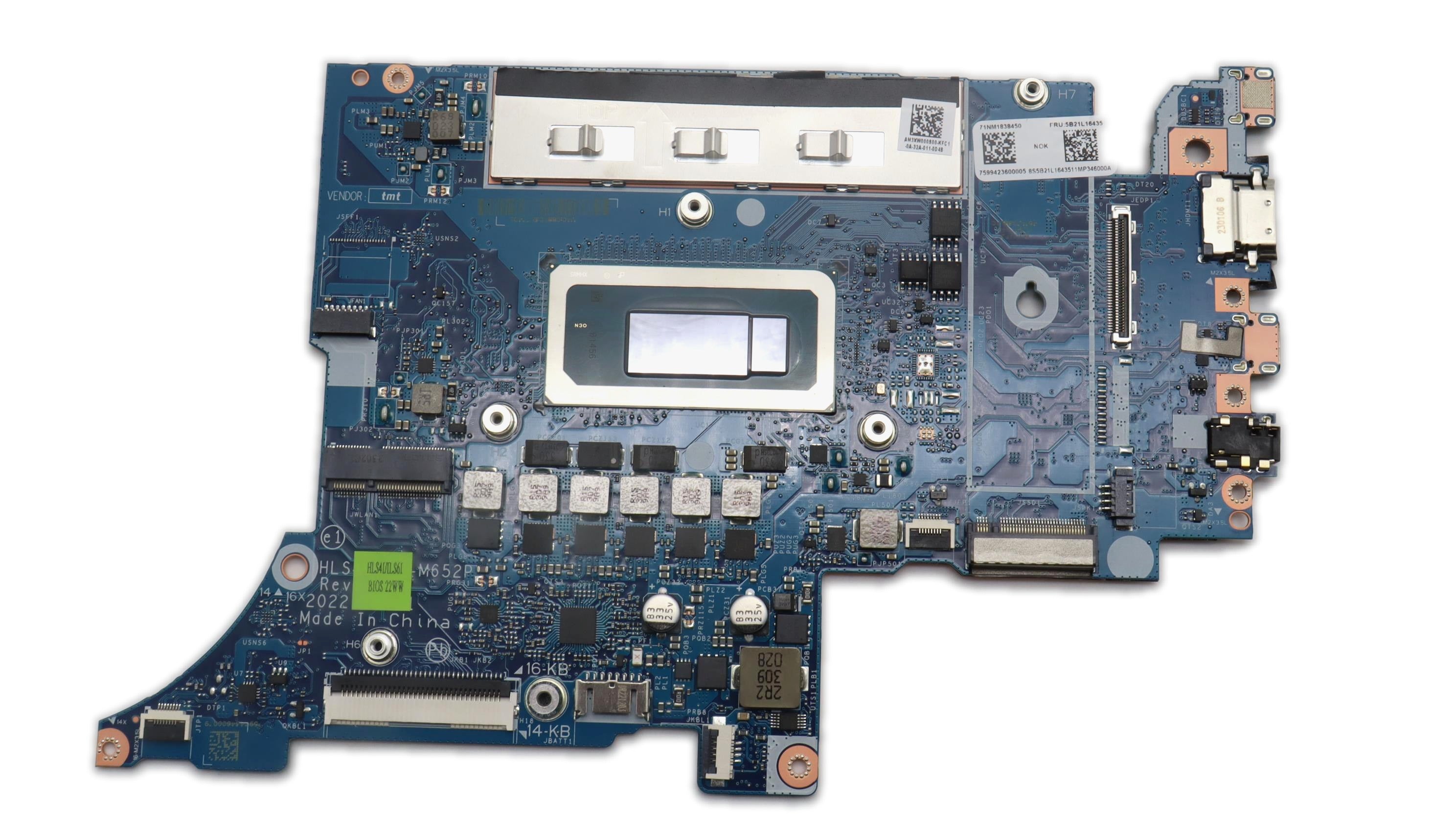 Lenovo IdeaPad Slim 5 14IRL8 Type 82XD Motherboard Intel Core i5-13420H 8GB UMA 5B21L16435