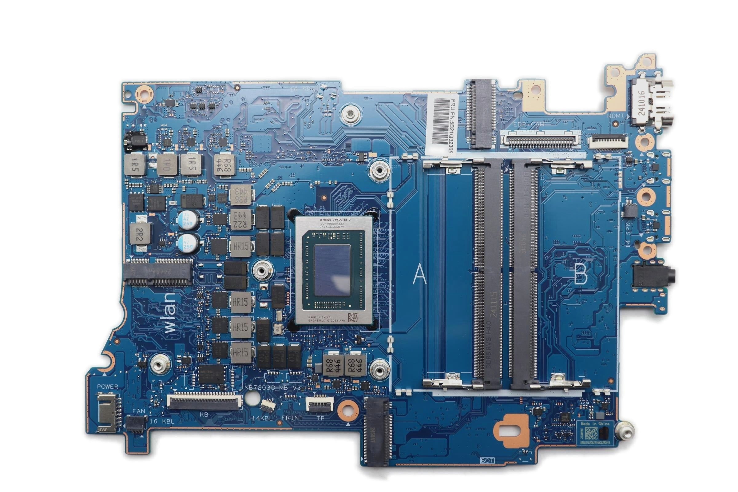 Lenovo IdeaPad Slim 5 14AHP10 Type 83HV Motherboard AMD Ryzen 7 8845HS UMA for FHD IR Camera 5B21Q32365