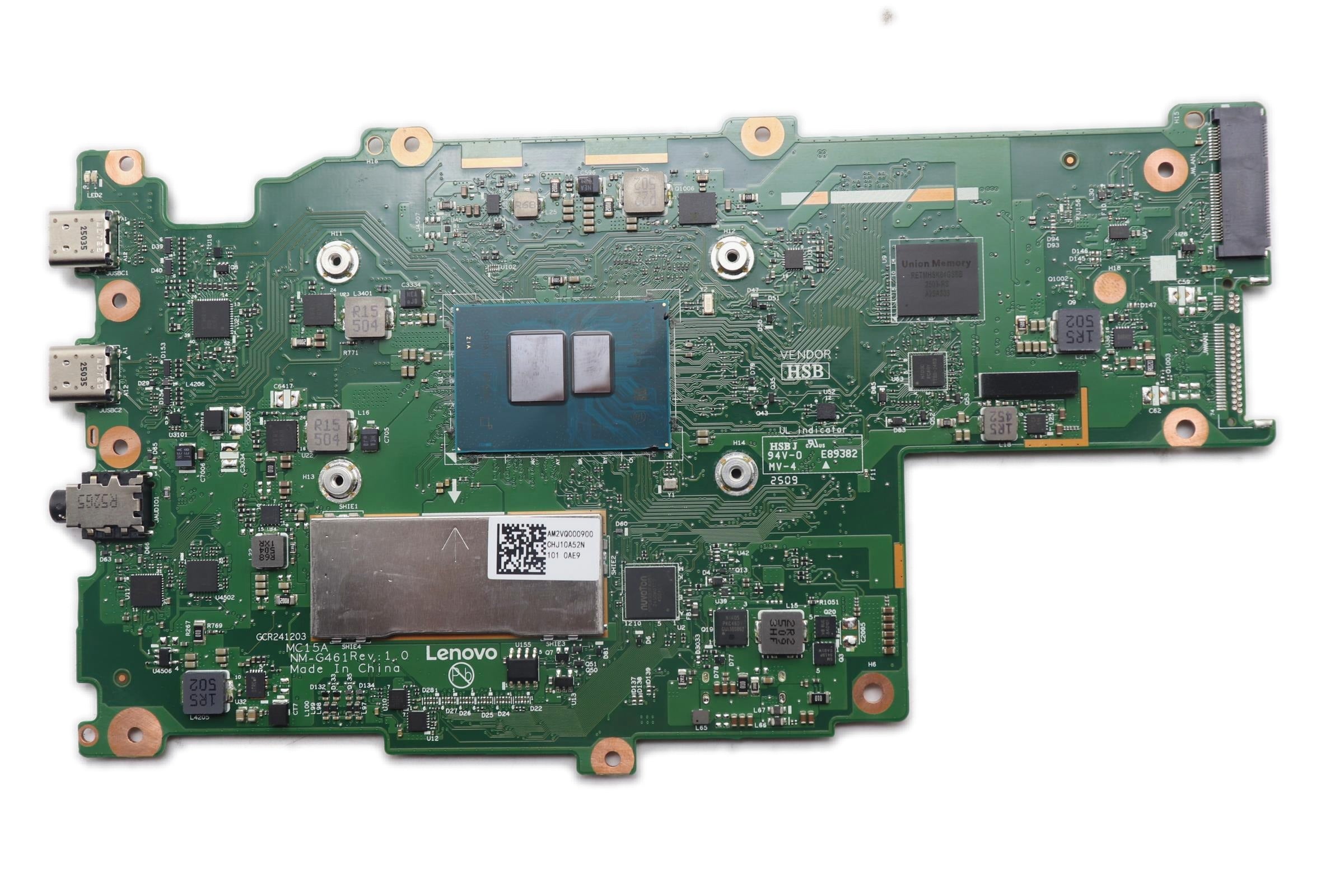 Lenovo 500e Chromebook Gen 4s Type 83N8 Motherboard Intel N150 8GB RAM 64GB eMMC 5B21R31883