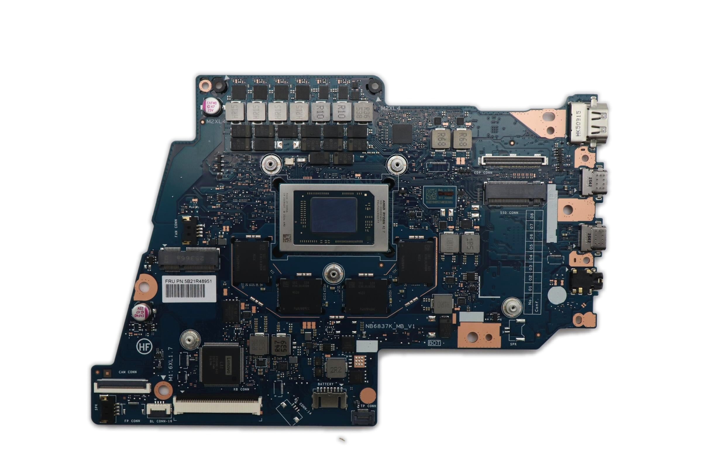 Lenovo IdeaPad 5 2-in-1 16AKP10 Type 83KU Motherboard AMD Ryzen AI 7 350 16GB 5B21S59772