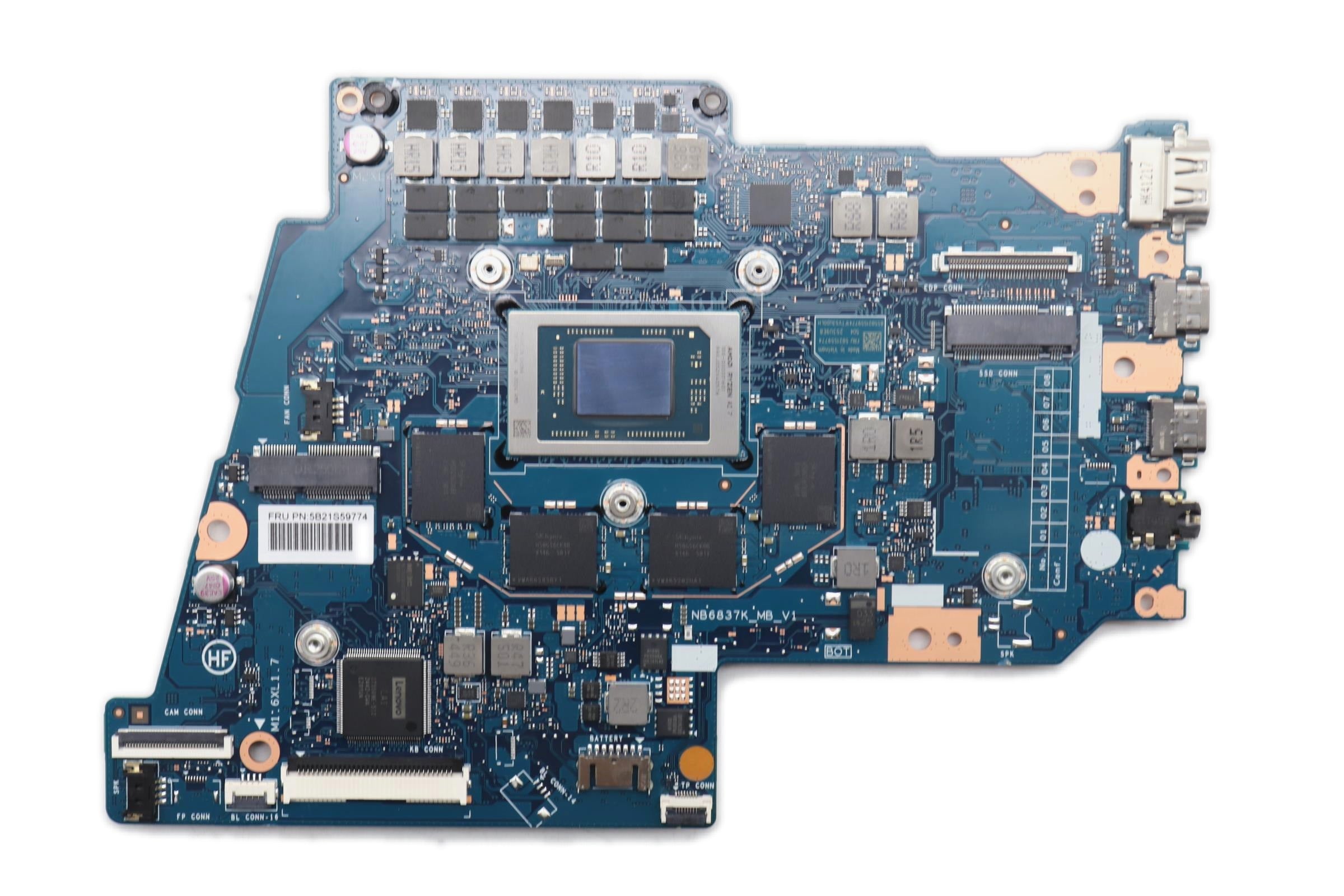 Lenovo IdeaPad 5 2-in-1 16AKP10 Type 83KU Motherboard AMD Ryzen AI 7 350 16GB Windows 5B21S59774