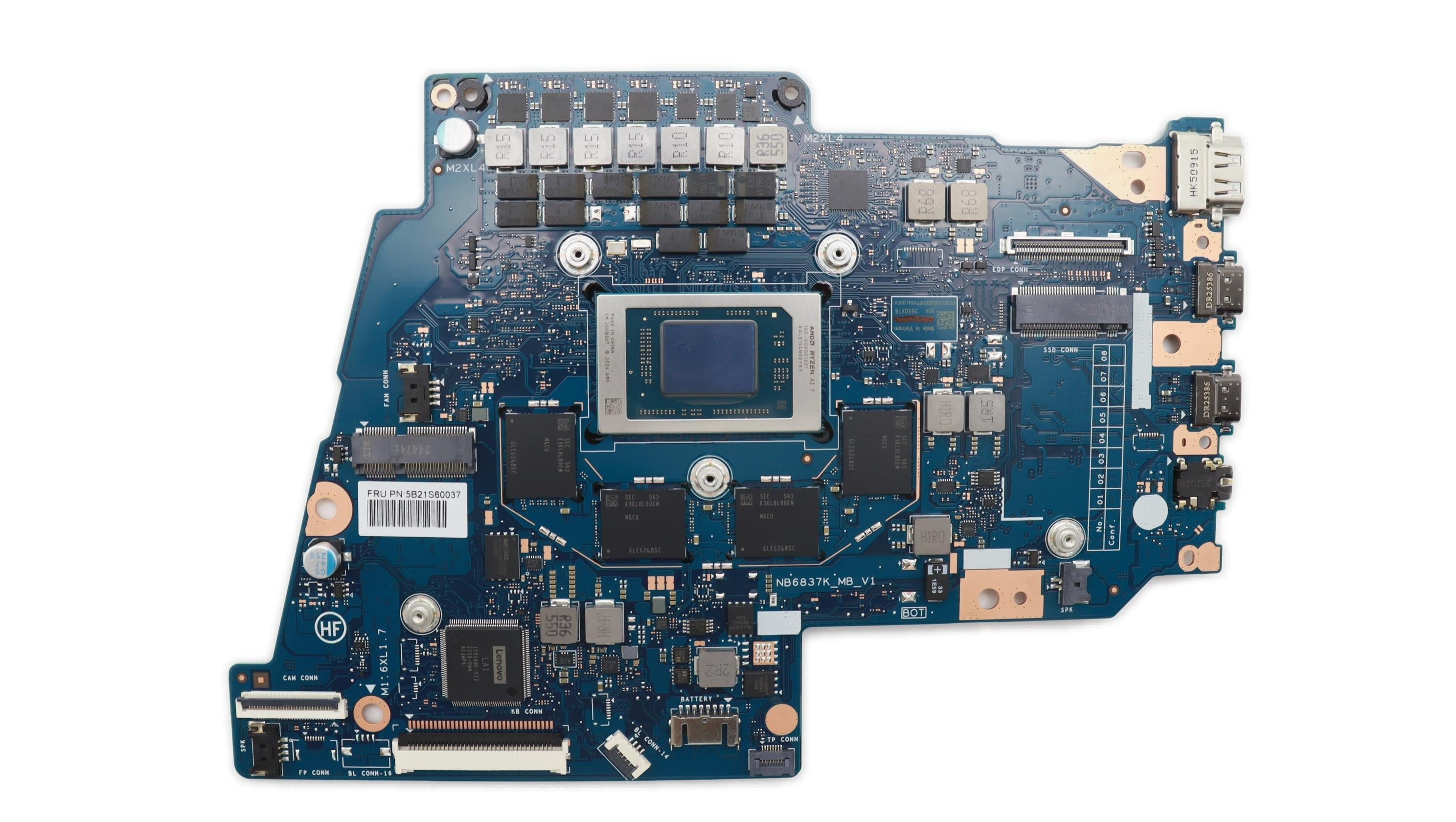 Lenovo IdeaPad 5 2-in-1 14AKP10 Type 83KT Motherboard AMD Ryzen AI 7 350 16GB 5B21R35598