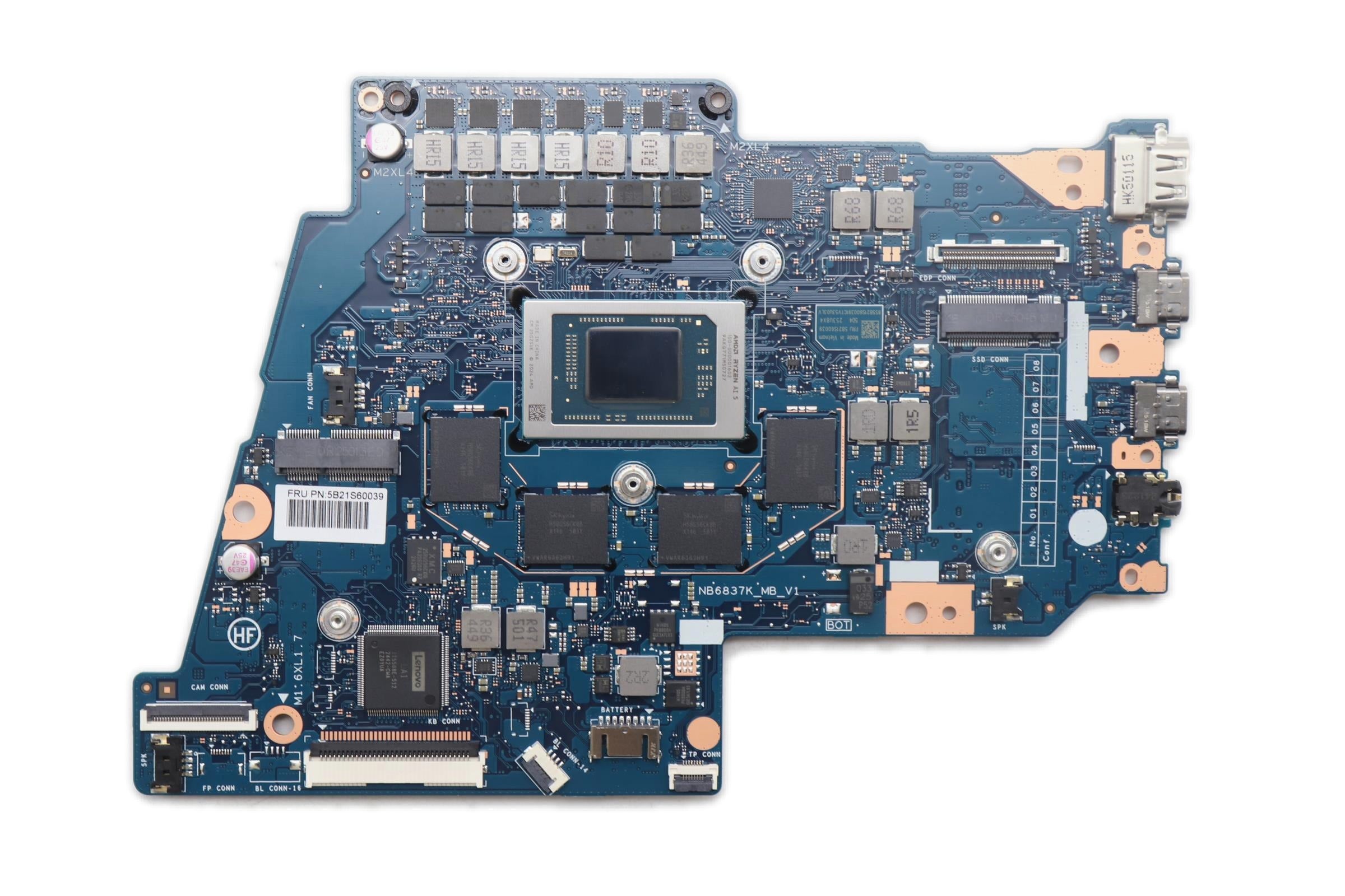 Lenovo IdeaPad 5 2-in-1 14AKP10 Type 83KT Motherboard AMD Ryzen AI 5 340 16GB Windows 5B21S60039