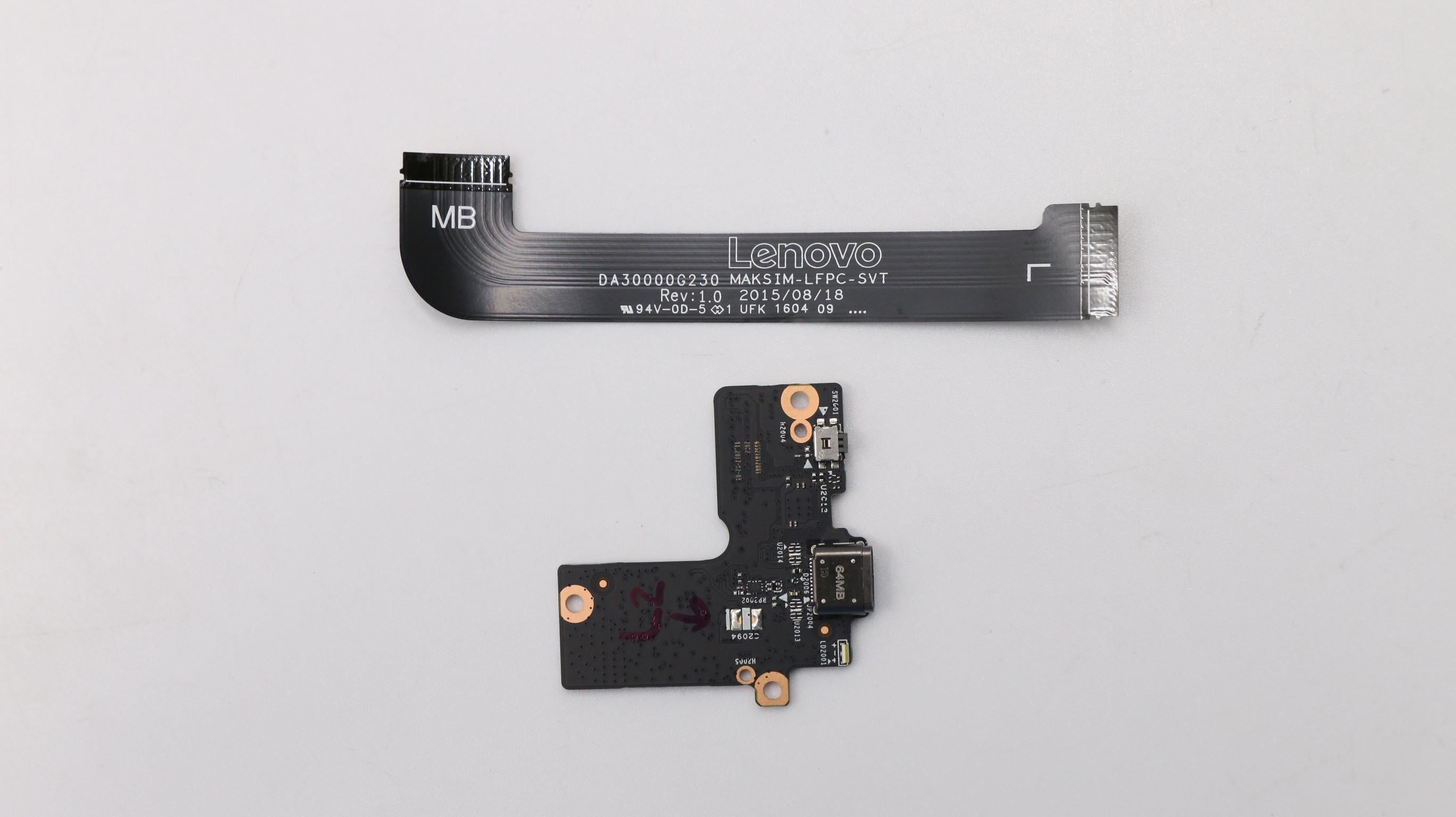 Lenovo ideapad Yoga 900S-12ISK USB Board L 80ML W/Cable 5C50K93815