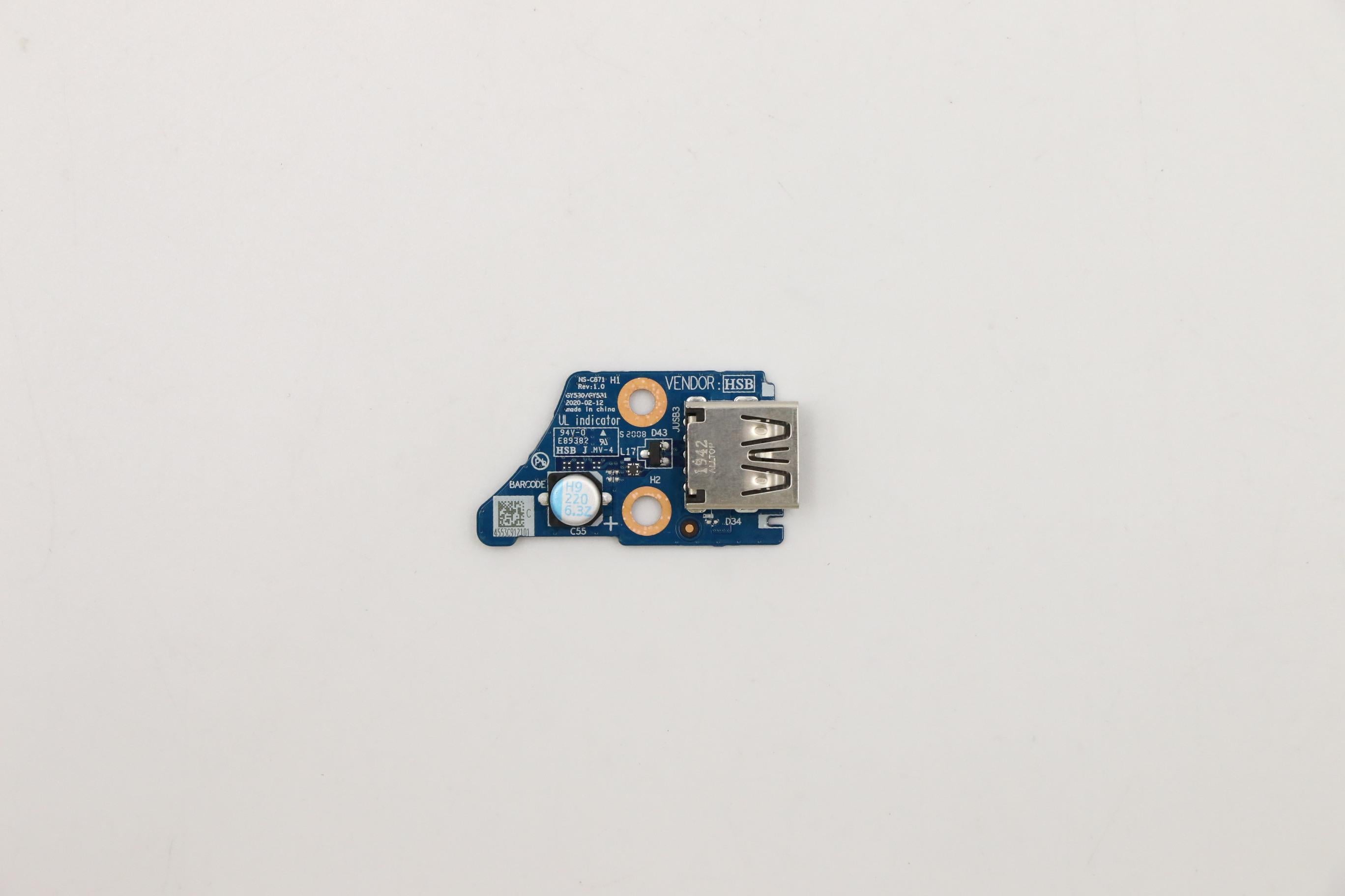 Lenovo ideapad Gaming 3-15IMH05 / ideapad Creator 5-15IMH05 USB Board L 81Y4 GY530 5C50S25065