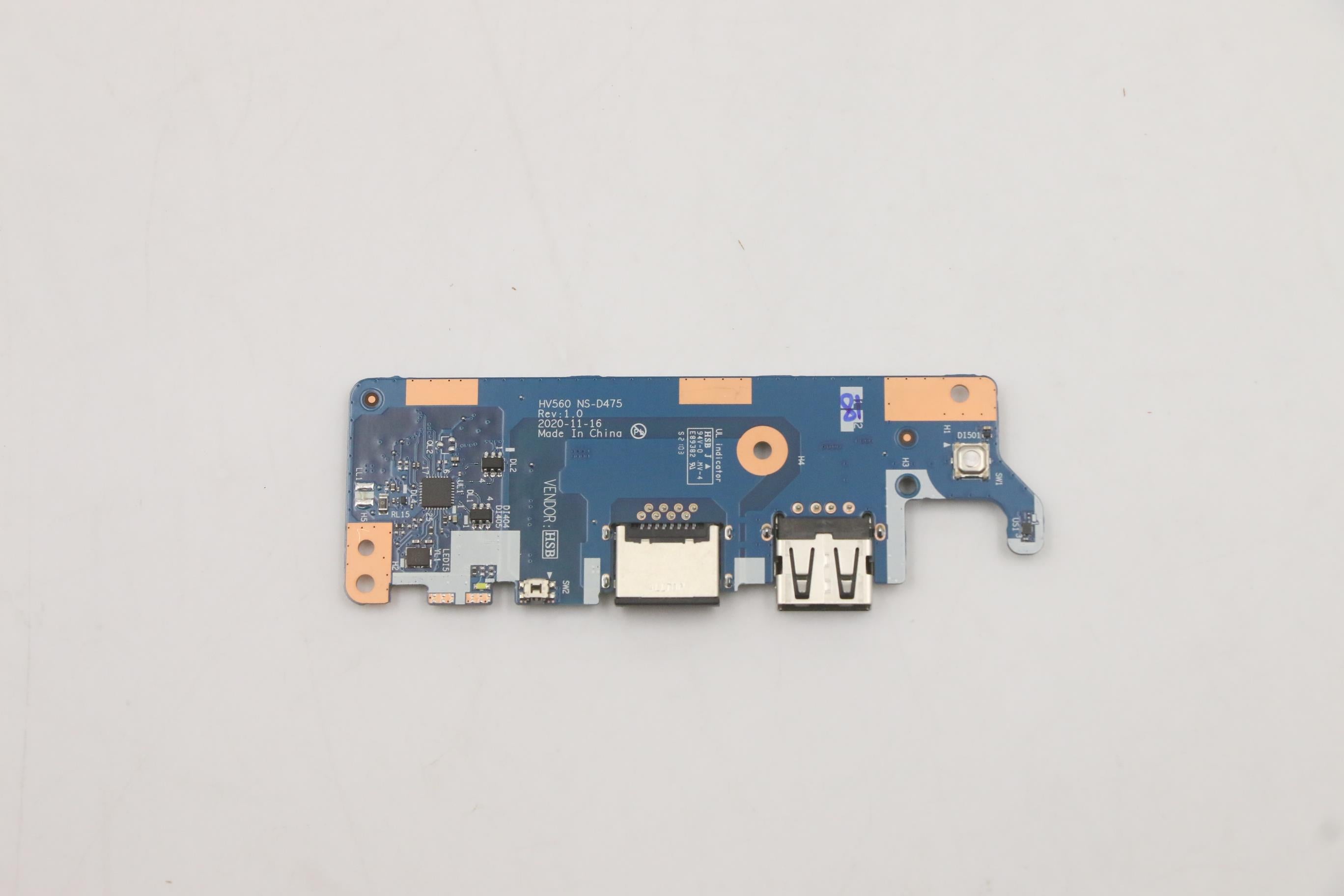 Lenovo V15 G2-ITL CARDPOP USB Board L82KB HV560 IO/B 5C50S25178
