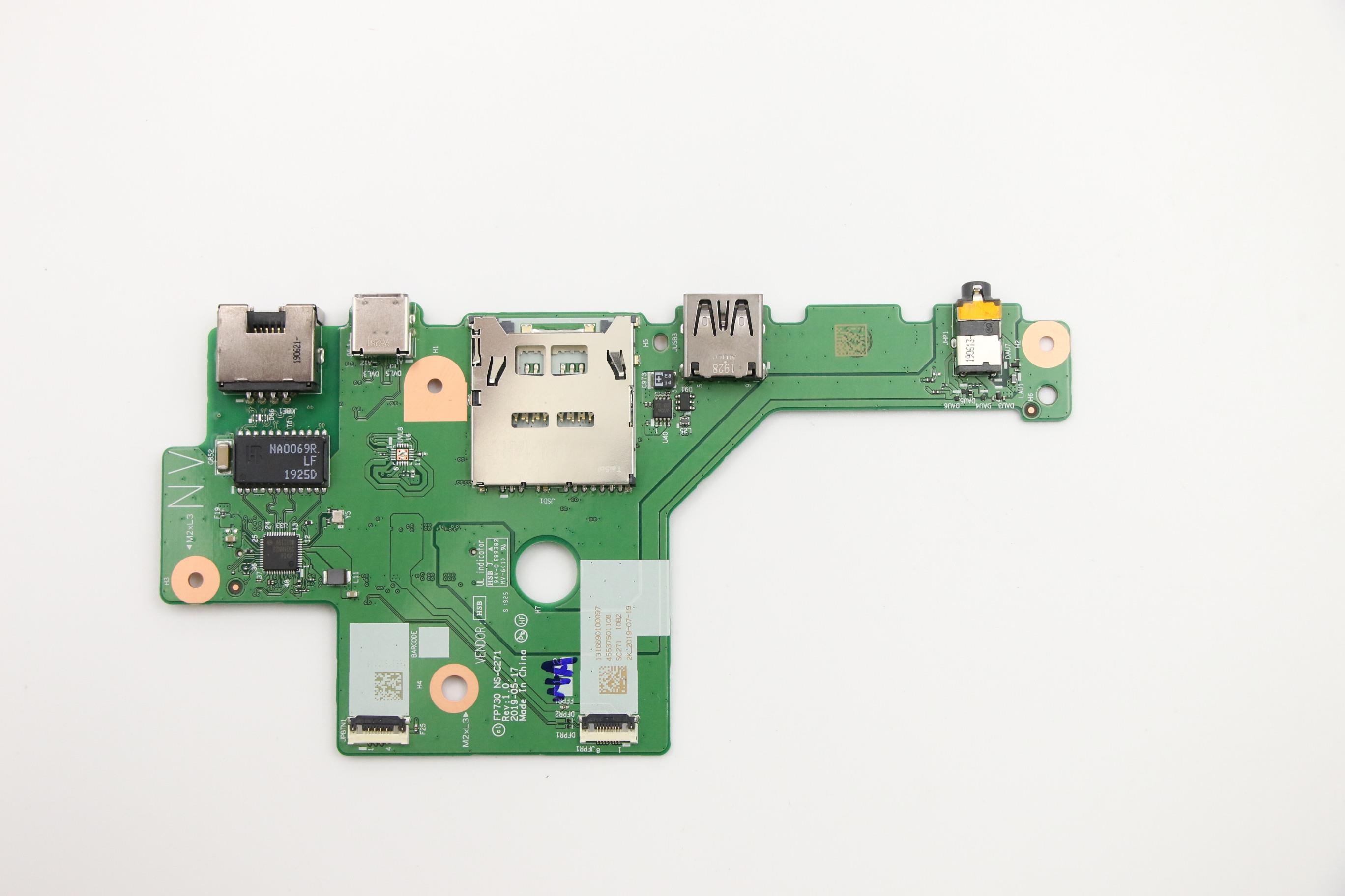 Lenovo Thinkpad P73 Type 20QR 20QS Chiron-2 INTEL Sub Card FP730 USB-C board N19E_N-vPro_R 5C50S73022