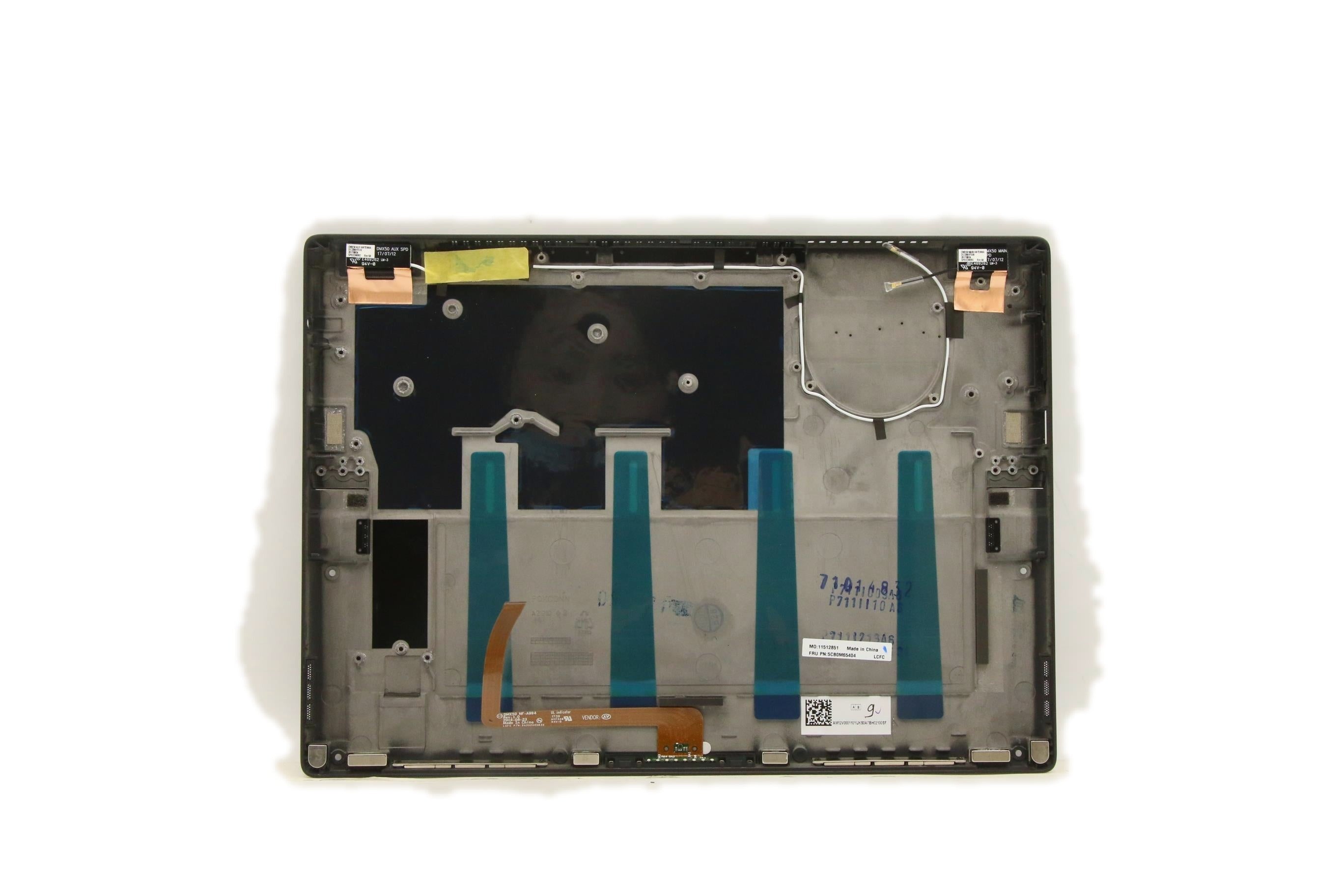 Lenovo ideapad Miix 720-12IKB Tablet COVER LCD Cover L 80VV Black W/Ant SBB0M05906