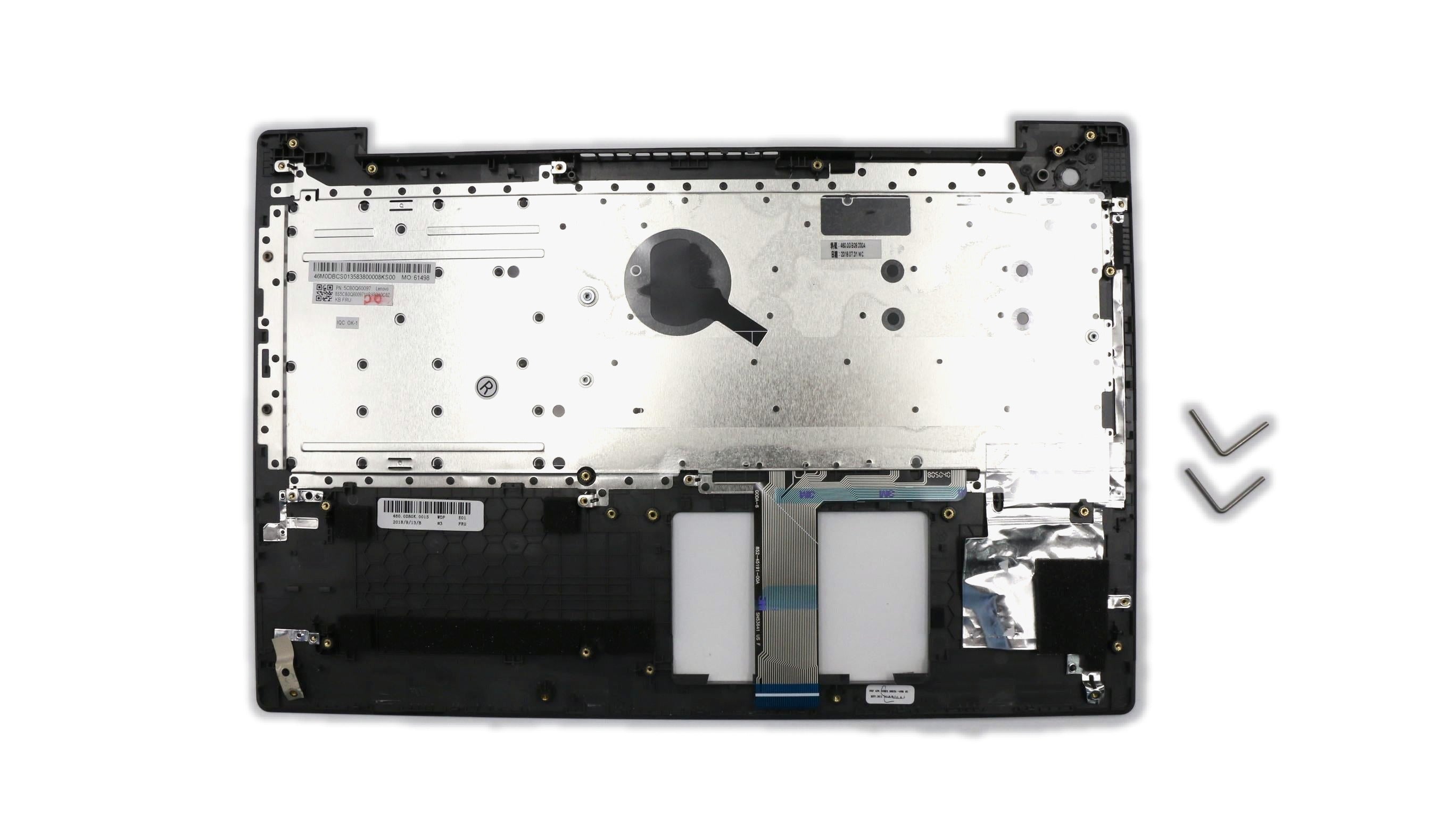 Lenovo Lenovo V330-15ISK / Lenovo V330-15IKB C-Cover with keyboard USA English Iron Grey Non-Backlight Non-Fingerprint US SBB0Q67267