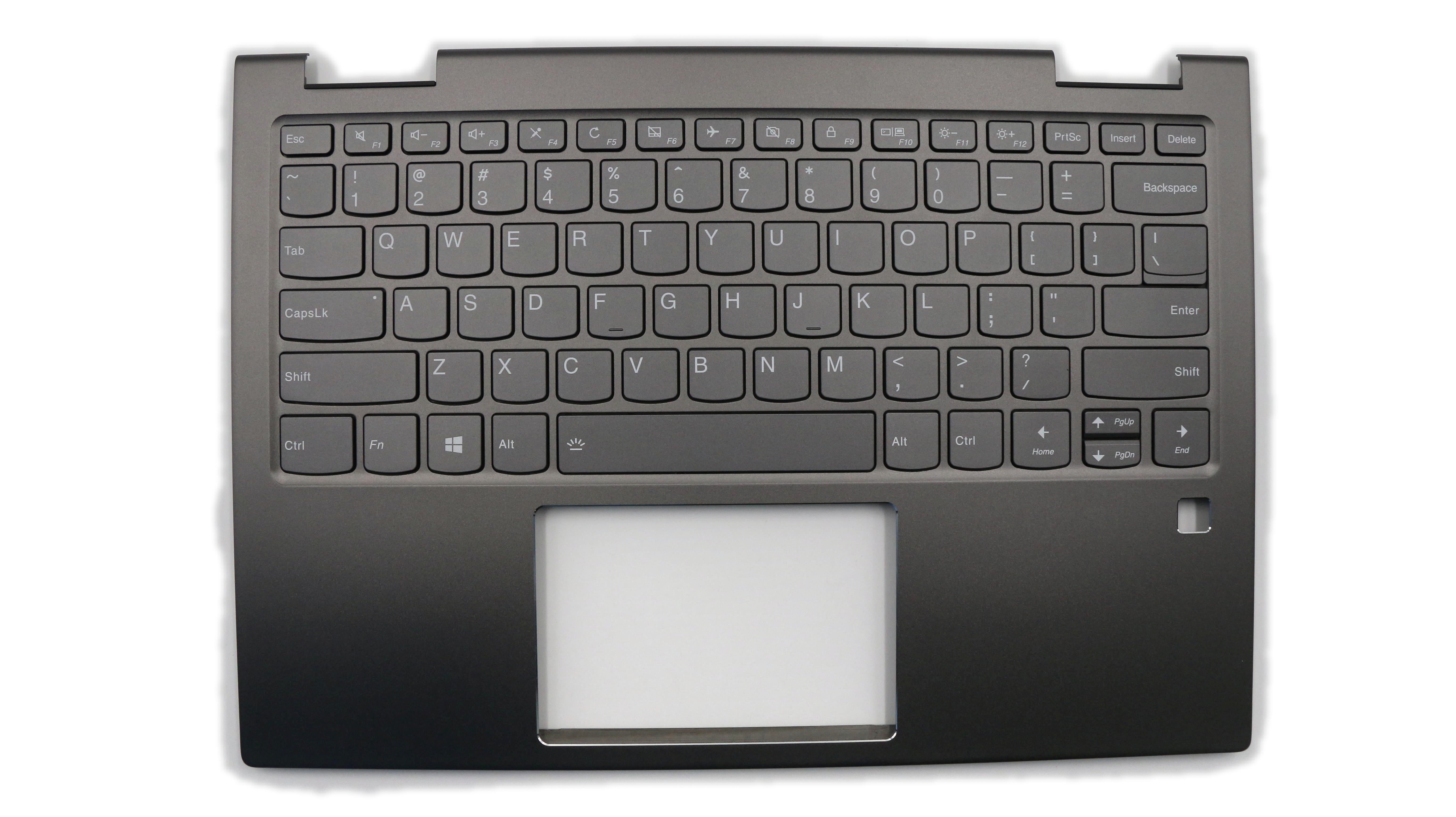 Lenovo ideapad Yoga 730-13IKB C-Cover with keyboard USA English Iron Grey Backlight US SBB0Q97577