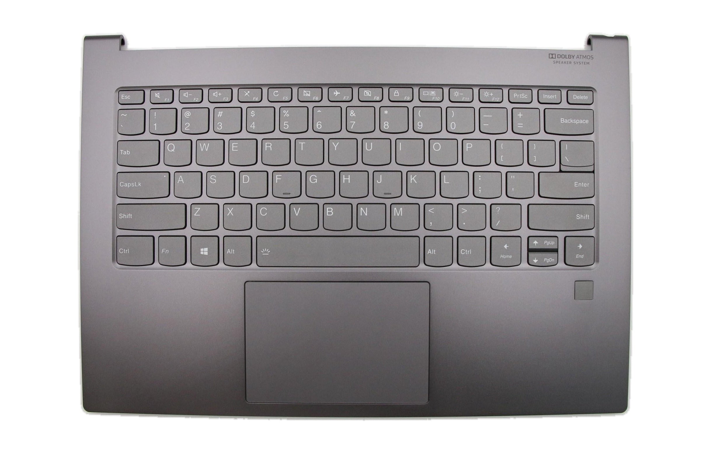 Lenovo Lenovo Yoga C930-13IKB / Lenovo Yoga C930-13IKB Glass C-Cover with keyboard USA English Iron Gray US SBB0R28066