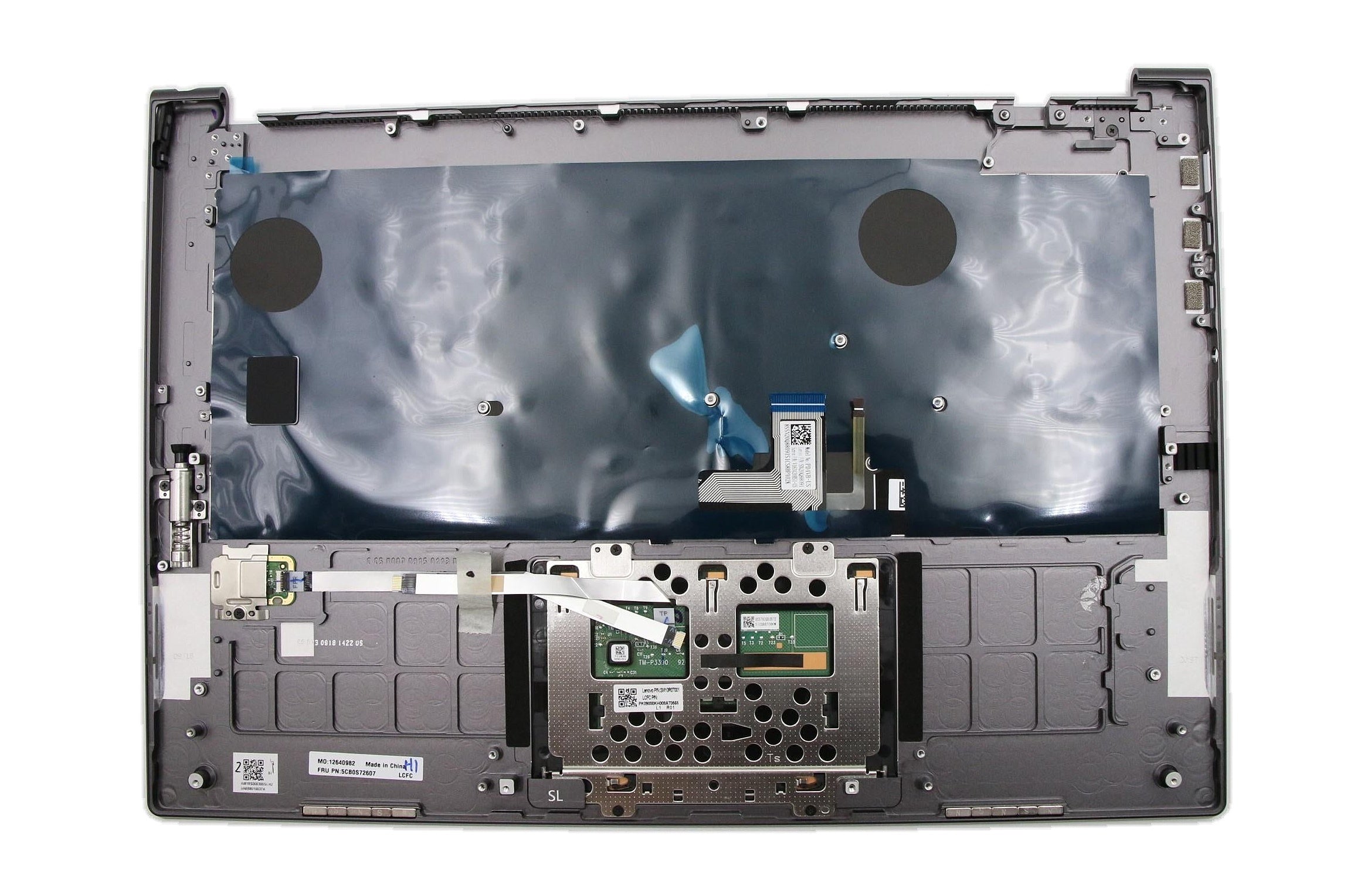 Lenovo Lenovo Yoga C930-13IKB / Lenovo Yoga C930-13IKB Glass C-Cover with keyboard USA English Iron Gray US SBB0R28066