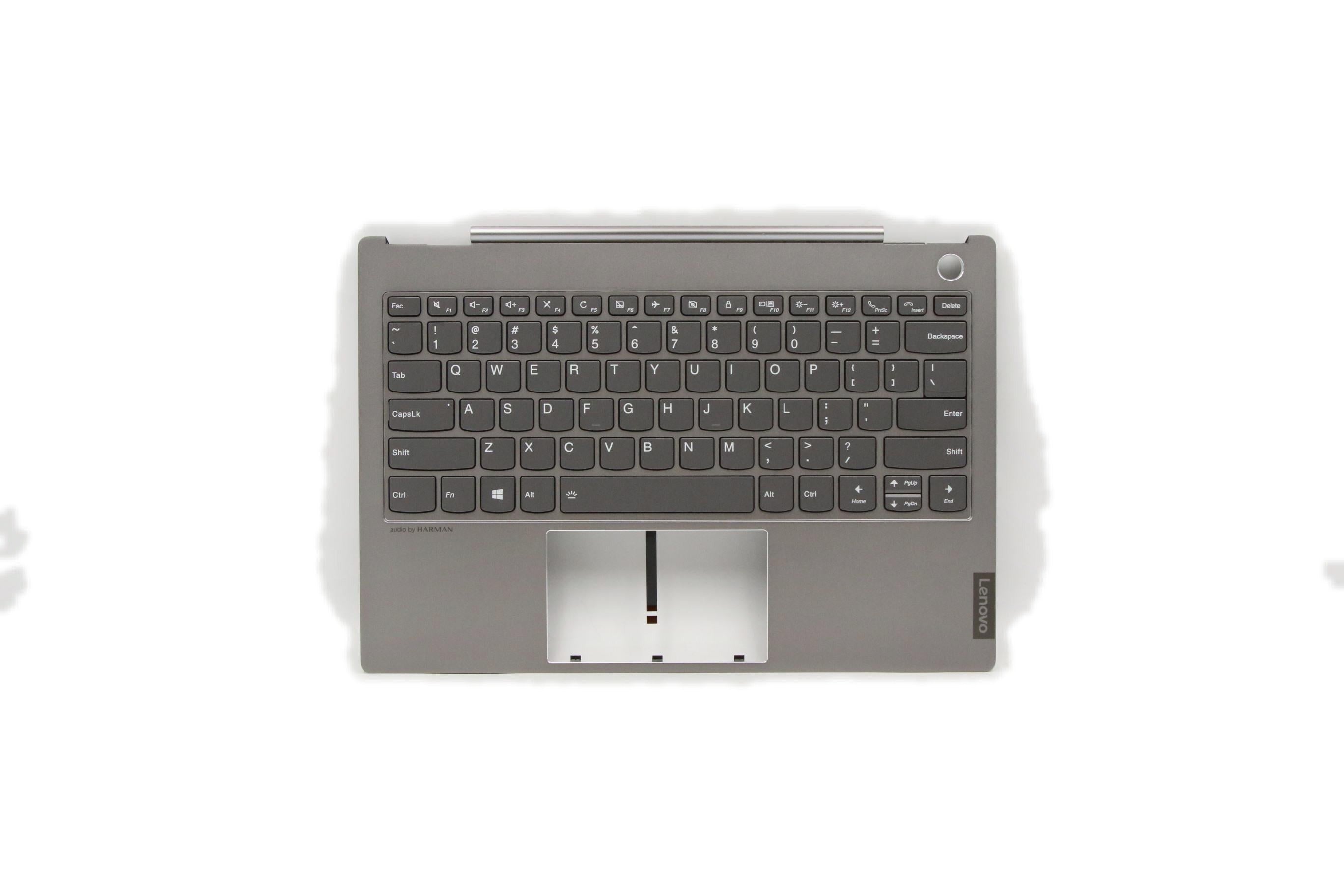 Lenovo ThinkBook 13s-IWL Laptop C-Cover with keyboard USA English Mineral Grey Backlight US SBB0U34672