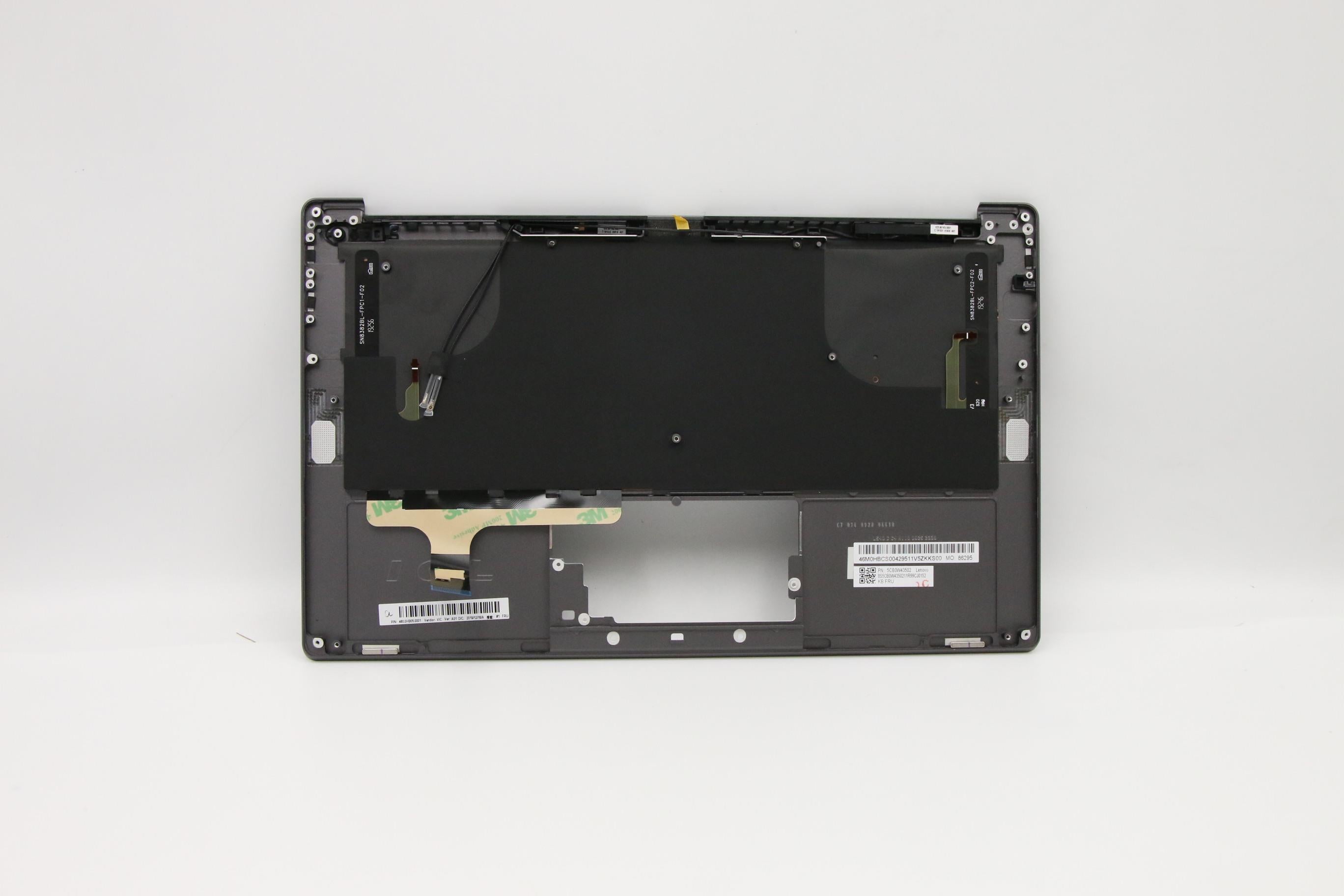 Lenovo ideapad S940-14IIL C-Cover with keyboard USA English Iron Grey Backlight US 5CB0W43502