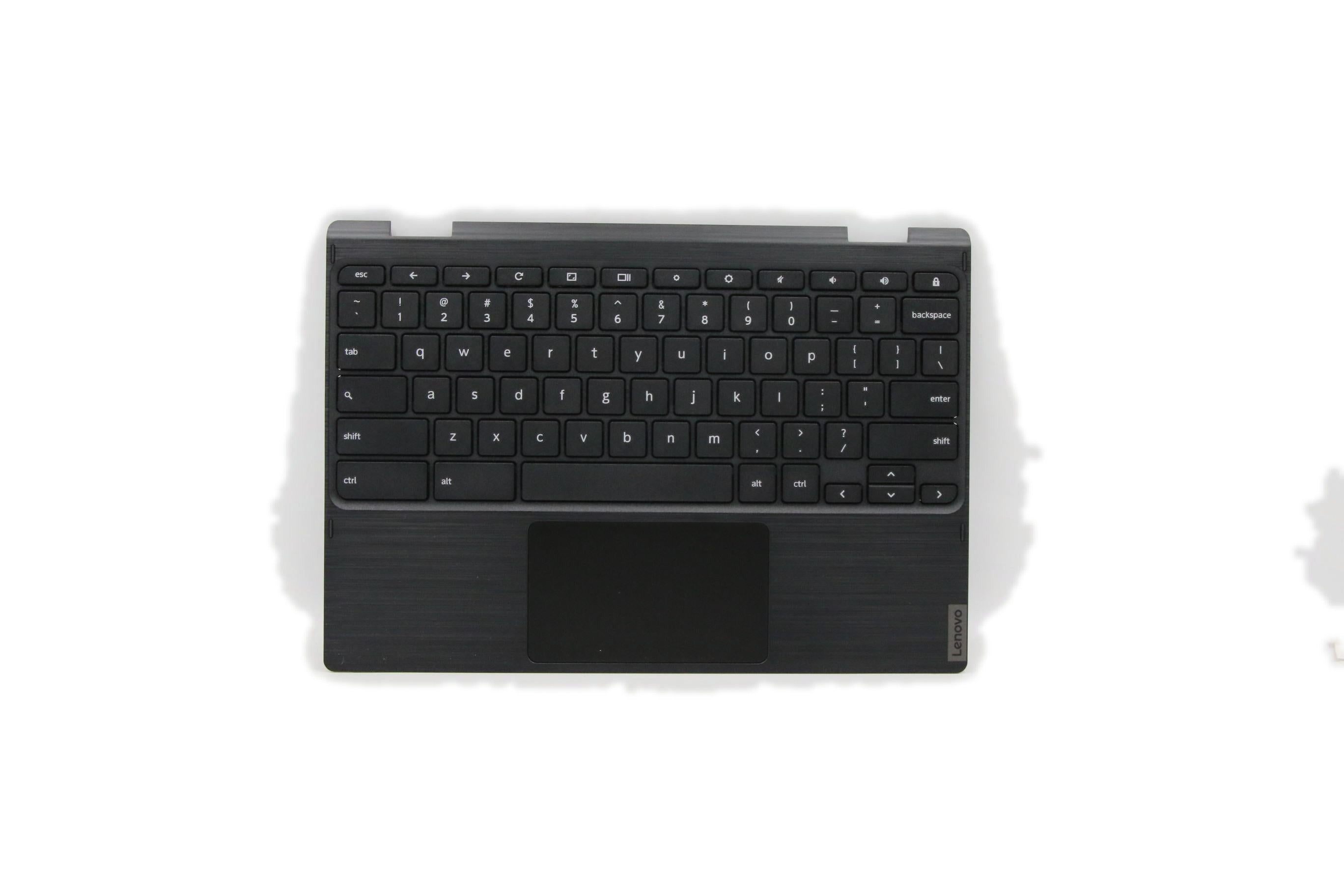 Lenovo Lenovo 300e Chromebook 2nd Gen MTK C-Cover with keyboard USA English Black Backlight US SBB0T82863