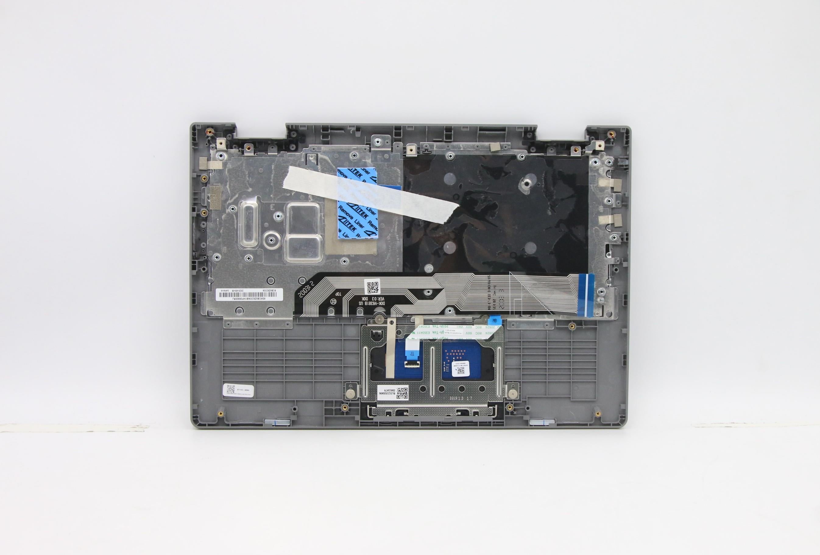 Lenovo ideapad Flex 3-11ADA05 C-Cover with keyboard USA English Platinum Grey Non-Backlight US 5CB0Z52336