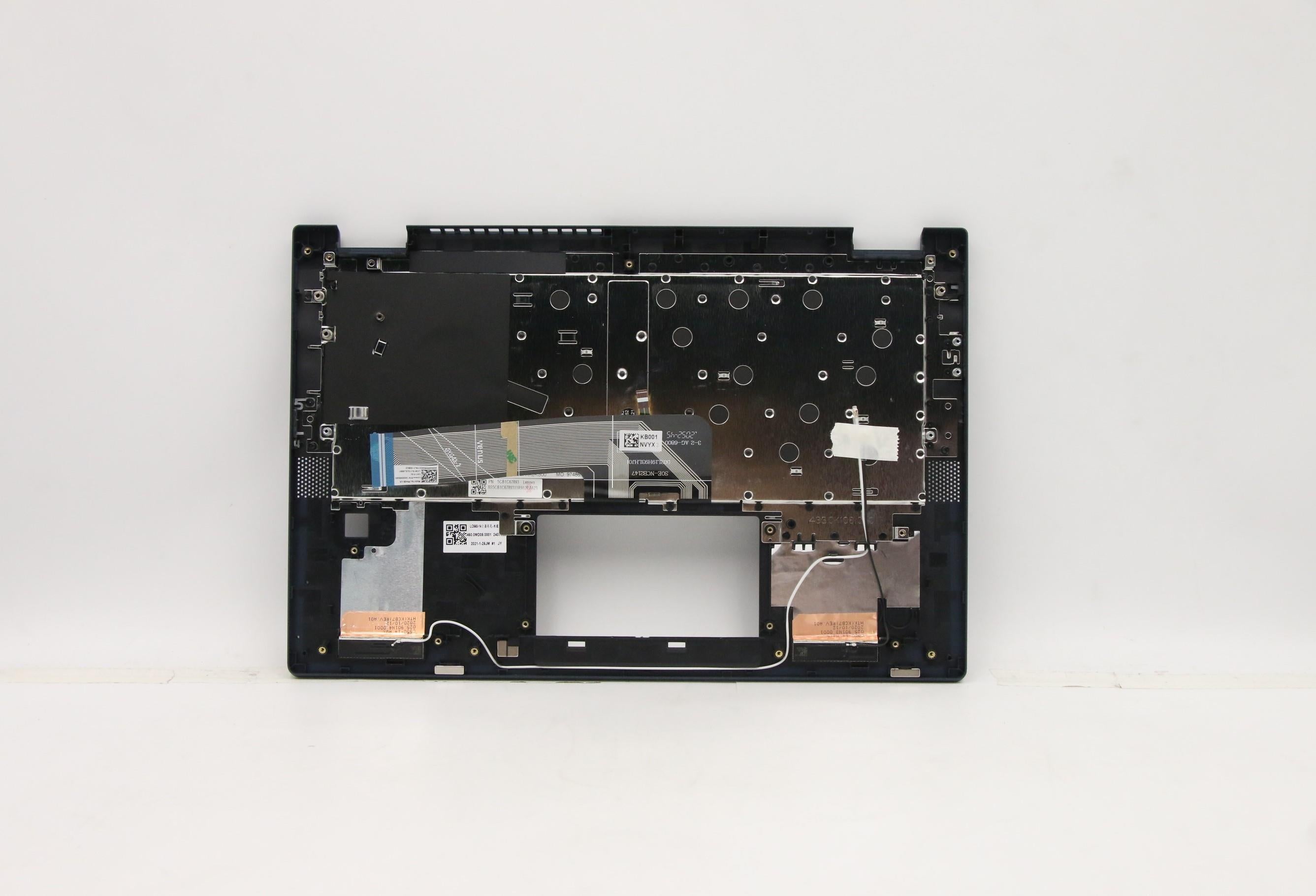 Lenovo ideapad Flex 5-14ALC05 C-Cover with keyboard USA English Abyss Blue Backlight US 5CB1C67893