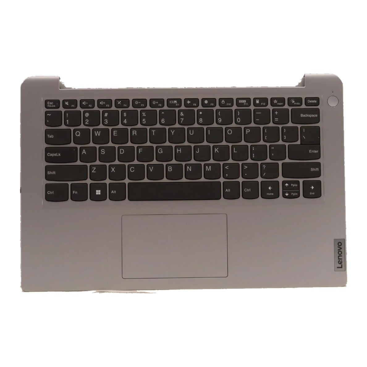 Lenovo IdeaPad 1 14IAU7 Type 82QC C-Cover Palmrest with English Keyboard Non-Fingerprint Cloud Grey 5CB1J01711