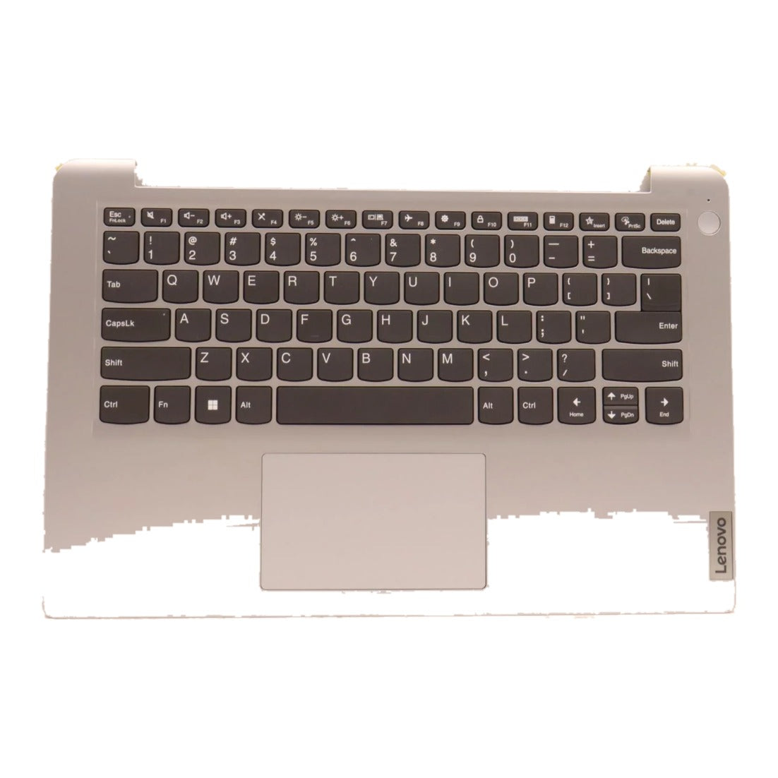 Lenovo IdeaPad 1 14AMN7 Type 82VF C-Cover Palmrest with English Keyboard Non-Fingerprint Cloud Grey 5CB1J61049